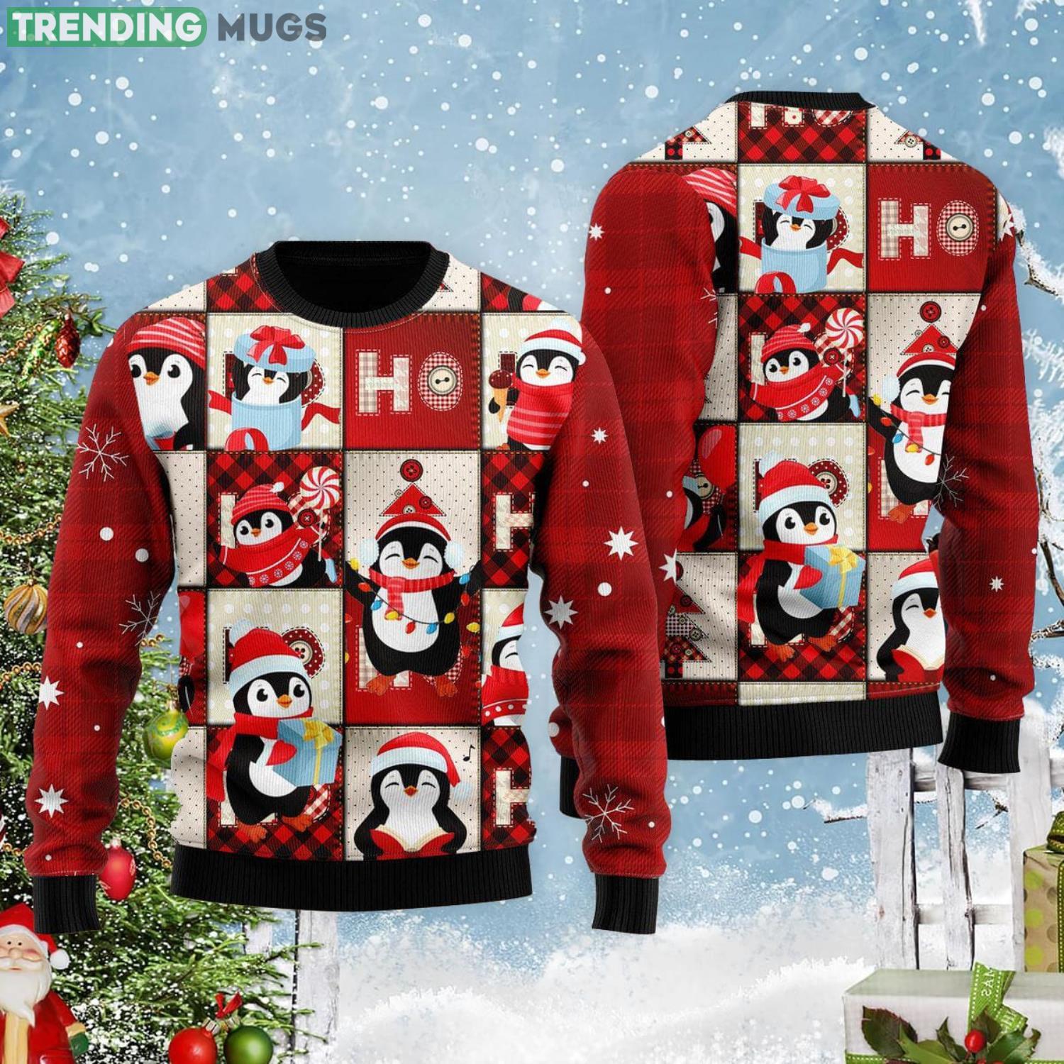 Cute Penguin Christmas Gift Ugly Christmas Sweater 3D Sweater Cute Penguin Christmas Gift Ugly Christmas Sweater 3D Sweater