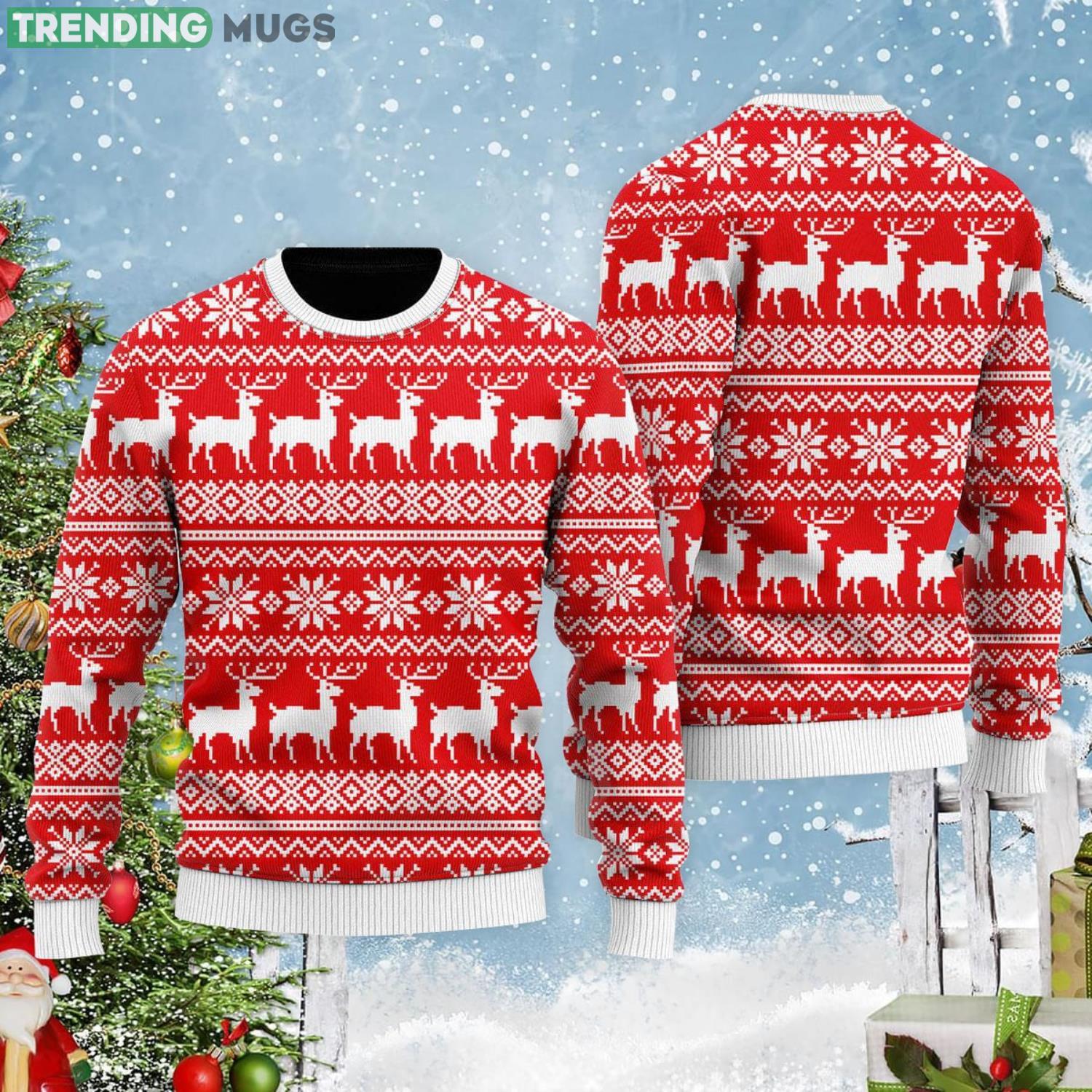 Deermas Christmas Is Lit Christmas Gift Ugly Christmas Sweater Product Photo 1 Deermas Christmas Is Lit Christmas Gift Ugly Christmas Sweater Product Photo 1