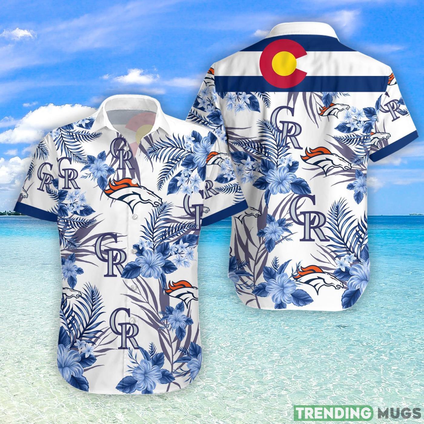 Denver Broncoscolorado Rockies Hawaiian Shirt For Fans Product Photo 1 Denver Broncoscolorado Rockies Hawaiian Shirt For Fans Product Photo 1