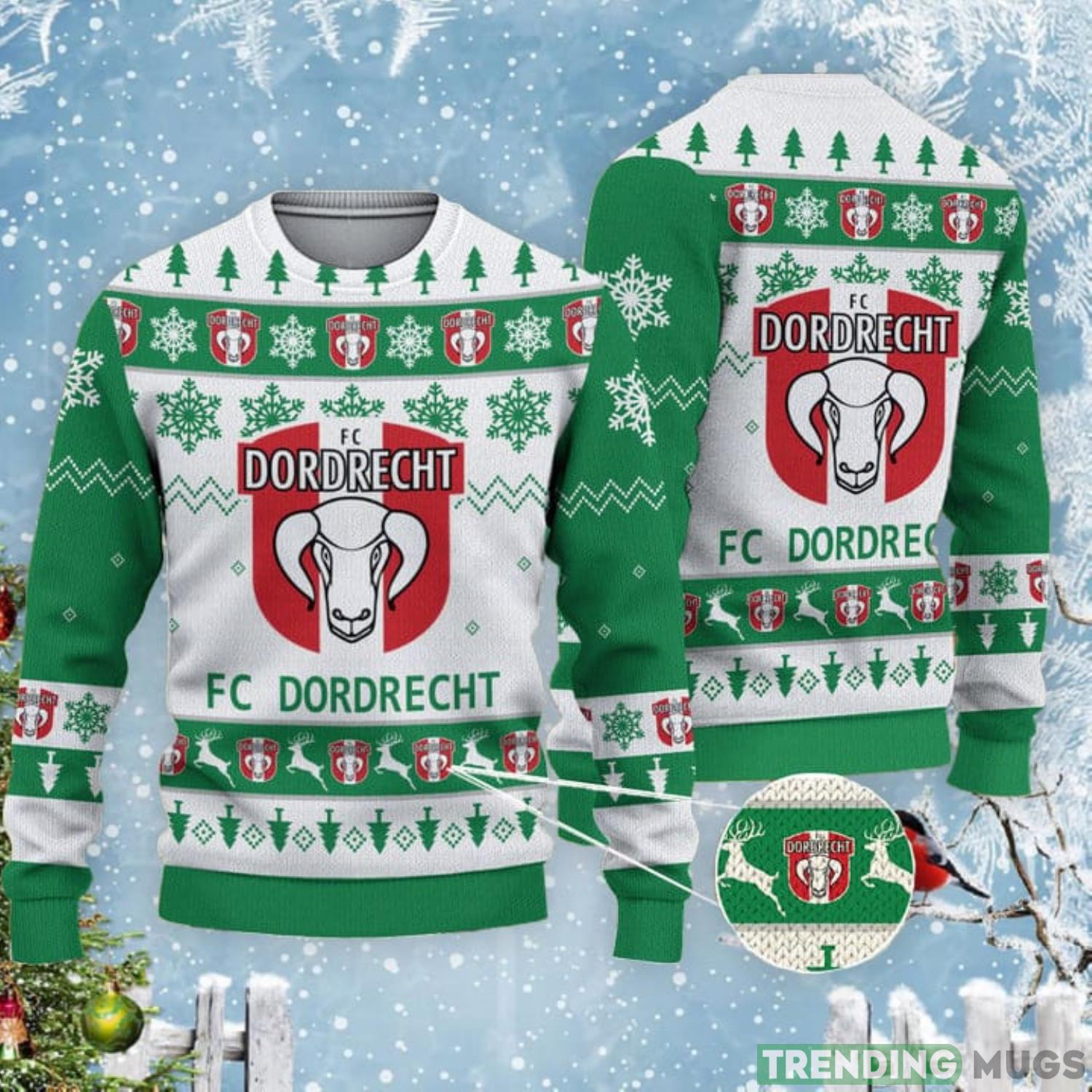 FC Dordrecht Ugly Christmas Sweater Christmas Gift Product Photo 1 FC Dordrecht Ugly Christmas Sweater Christmas Gift Product Photo 1