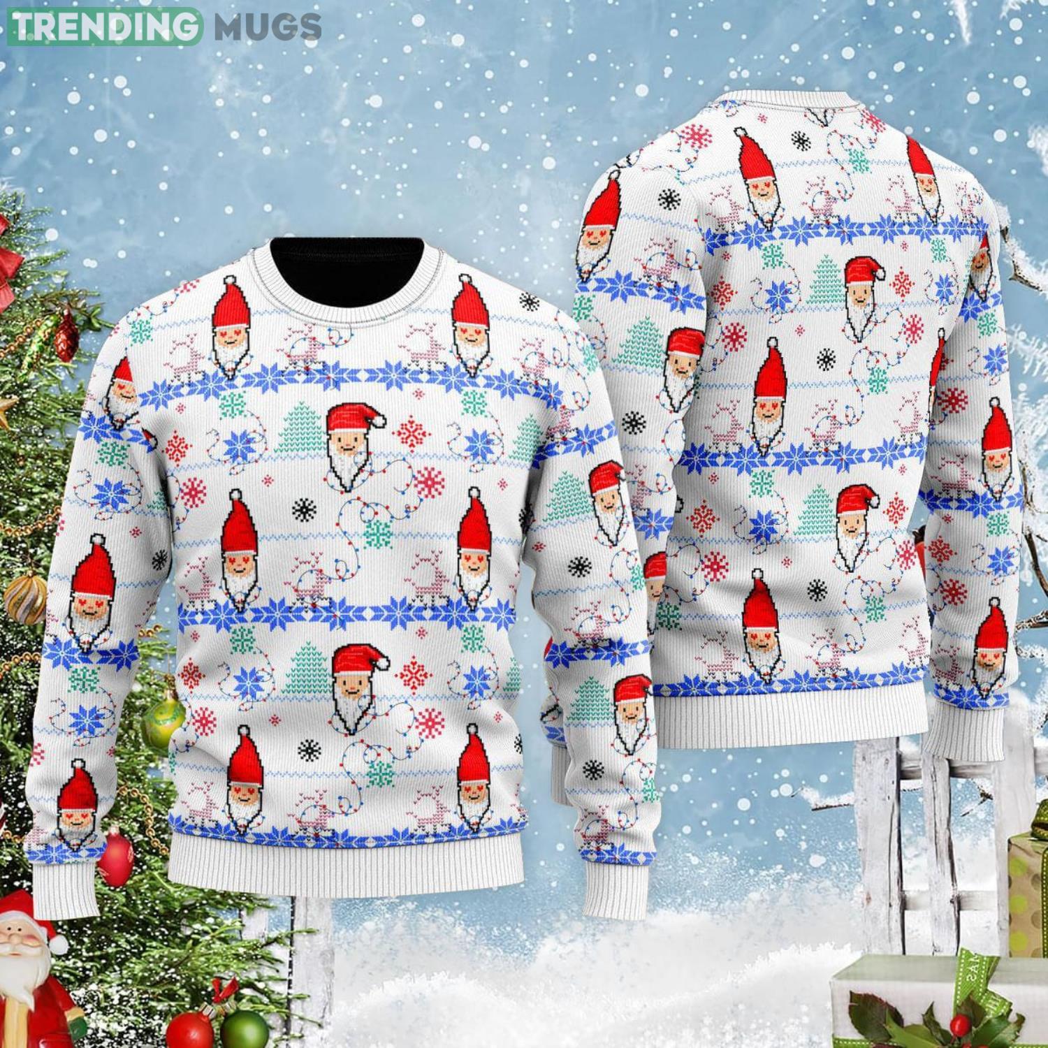 Funny Santa Is Coming Ugly Christmas Sweater 3D Sweater Funny Santa Is Coming Ugly Christmas Sweater 3D Sweater