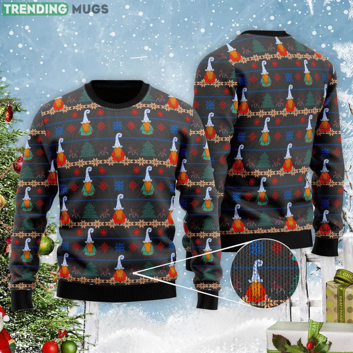 Gnomes Love Christmas Gift Ugly Christmas Sweater Product Photo 1 Gnomes Love Christmas Gift Ugly Christmas Sweater Product Photo 1