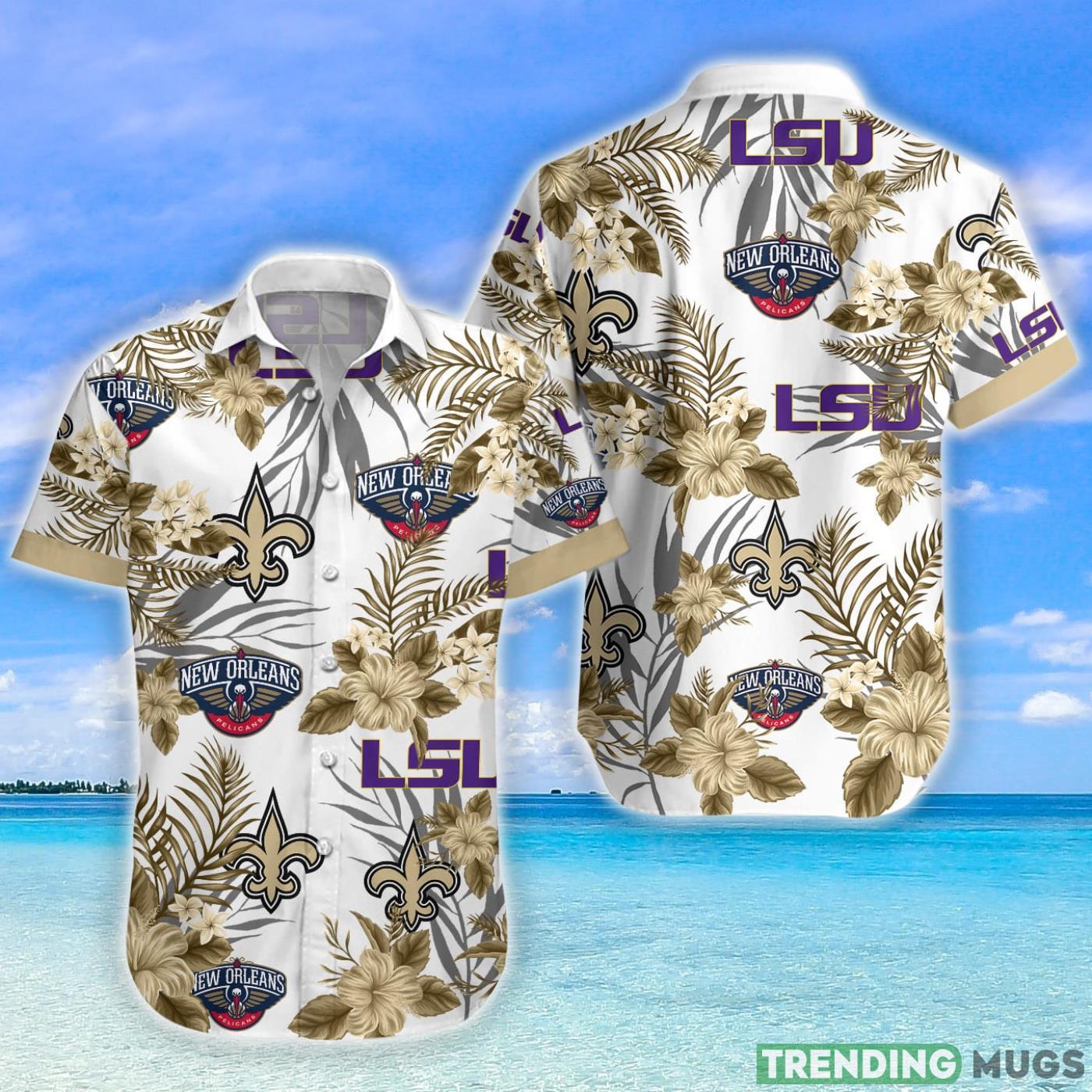 Gold Style Louisiana Aloha Hawaiian Shirt For Fans Hawaiian Shirt Gold Style Louisiana Aloha Hawaiian Shirt For Fans Hawaiian Shirt