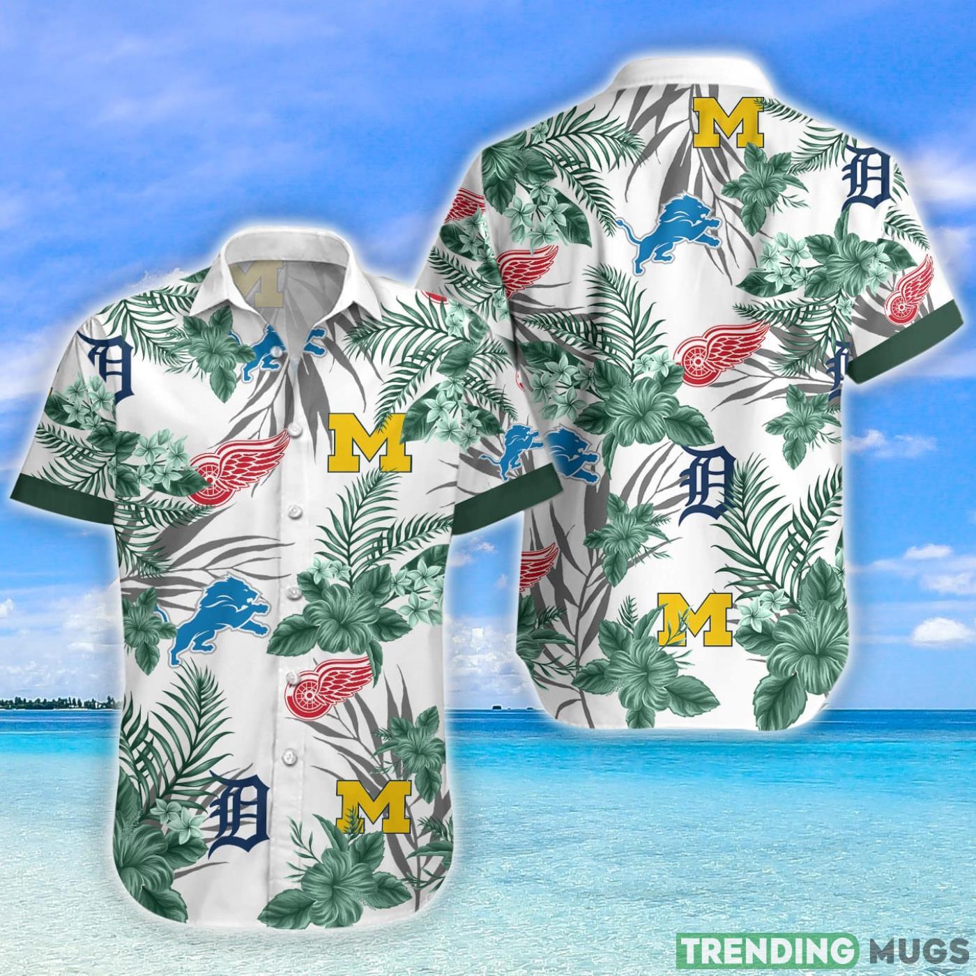 Green Style Michigan Aloha Hawaiian Shirt For Fans Hawaiian Shirt Green Style Michigan Aloha Hawaiian Shirt For Fans Hawaiian Shirt