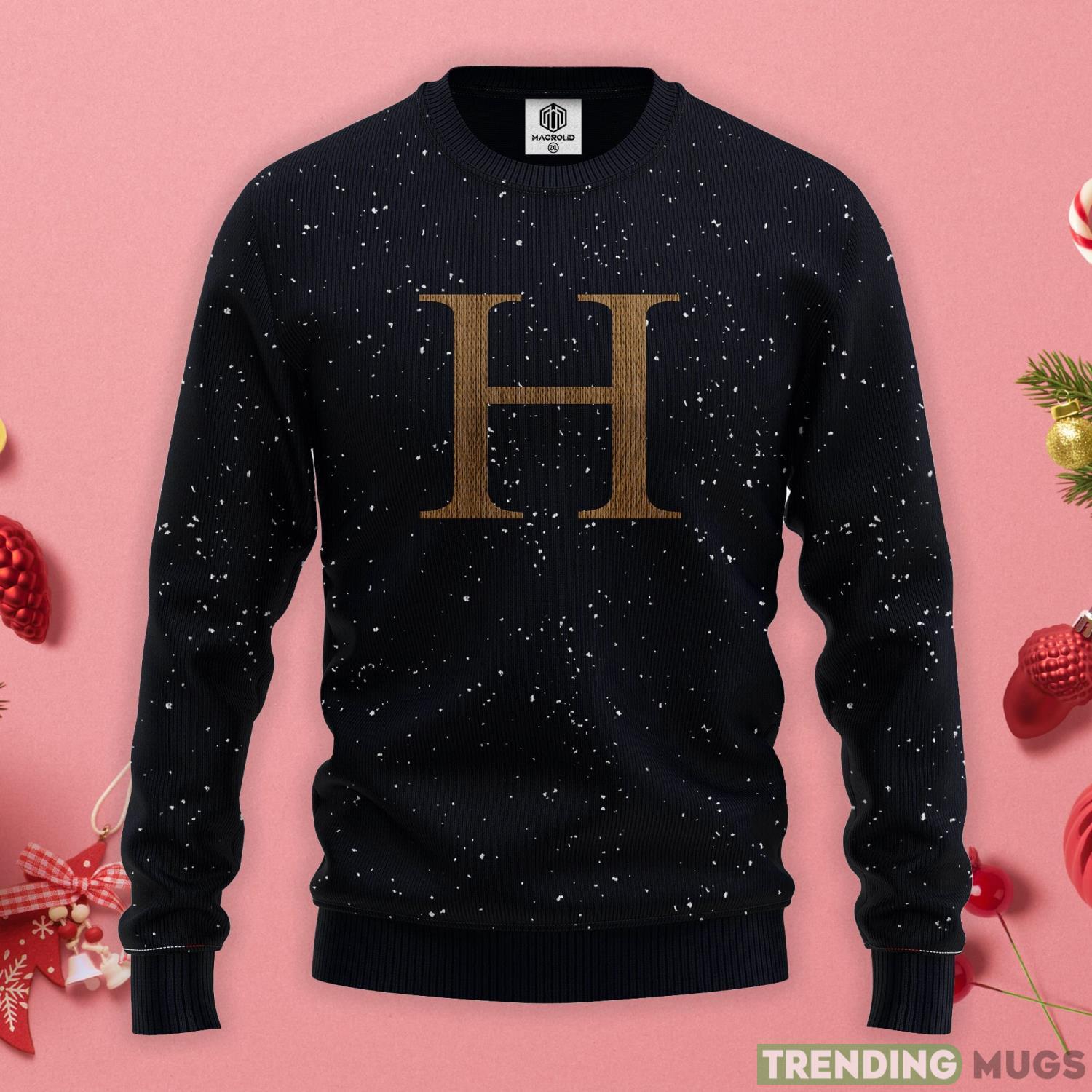 Harry Potter H Christmas Gift Ugly Christmas Sweater Product Photo 1 Harry Potter H Christmas Gift Ugly Christmas Sweater Product Photo 1
