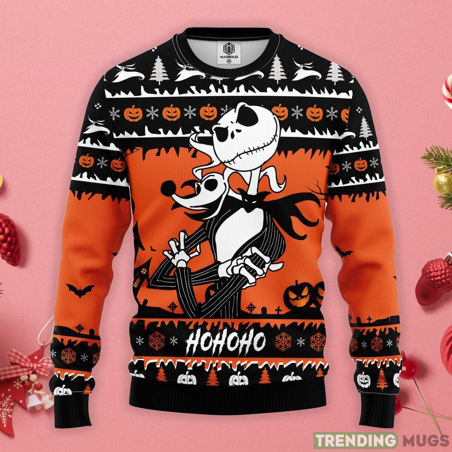 Jack And Zero Nightmare Christmas Gift Ugly Christmas Sweater 3D Sweater Jack And Zero Nightmare Christmas Gift Ugly Christmas Sweater 3D Sweater