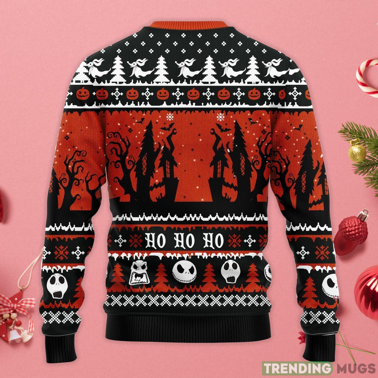 Jack And Zero Nightmare Noel Christmas Gift Ugly Christmas Sweater 3D Sweater Jack And Zero Nightmare Noel Christmas Gift Ugly Christmas Sweater 3D Sweater