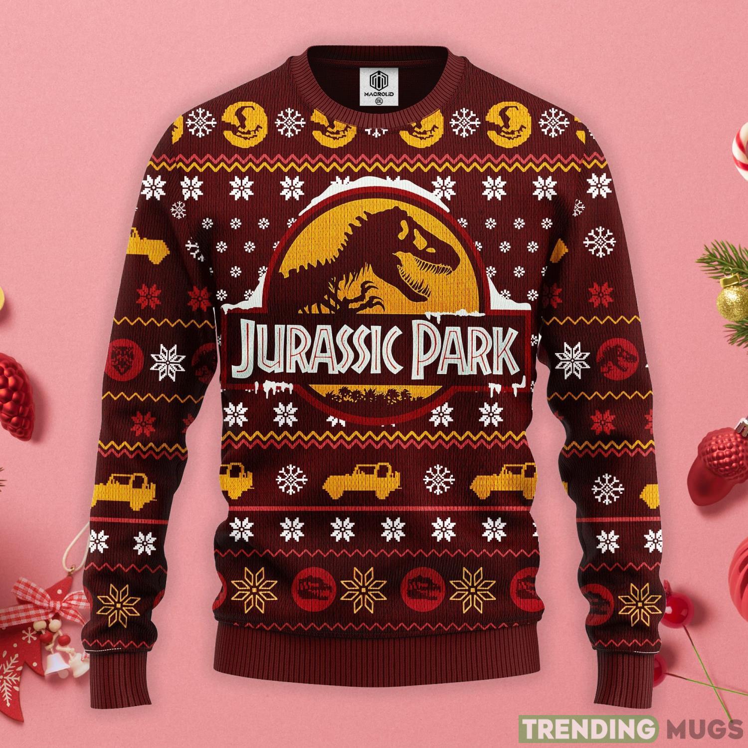 Jurracsic World Christmas Gift Ugly Christmas Sweater Product Photo 1