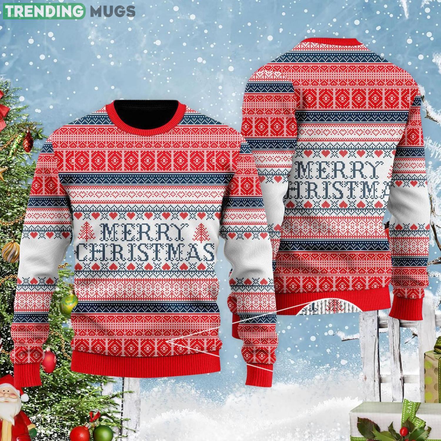 Merry Christmas Sleigh It Christmas Gift Ugly Christmas Sweater 3D Sweater Merry Christmas Sleigh It Christmas Gift Ugly Christmas Sweater 3D Sweater