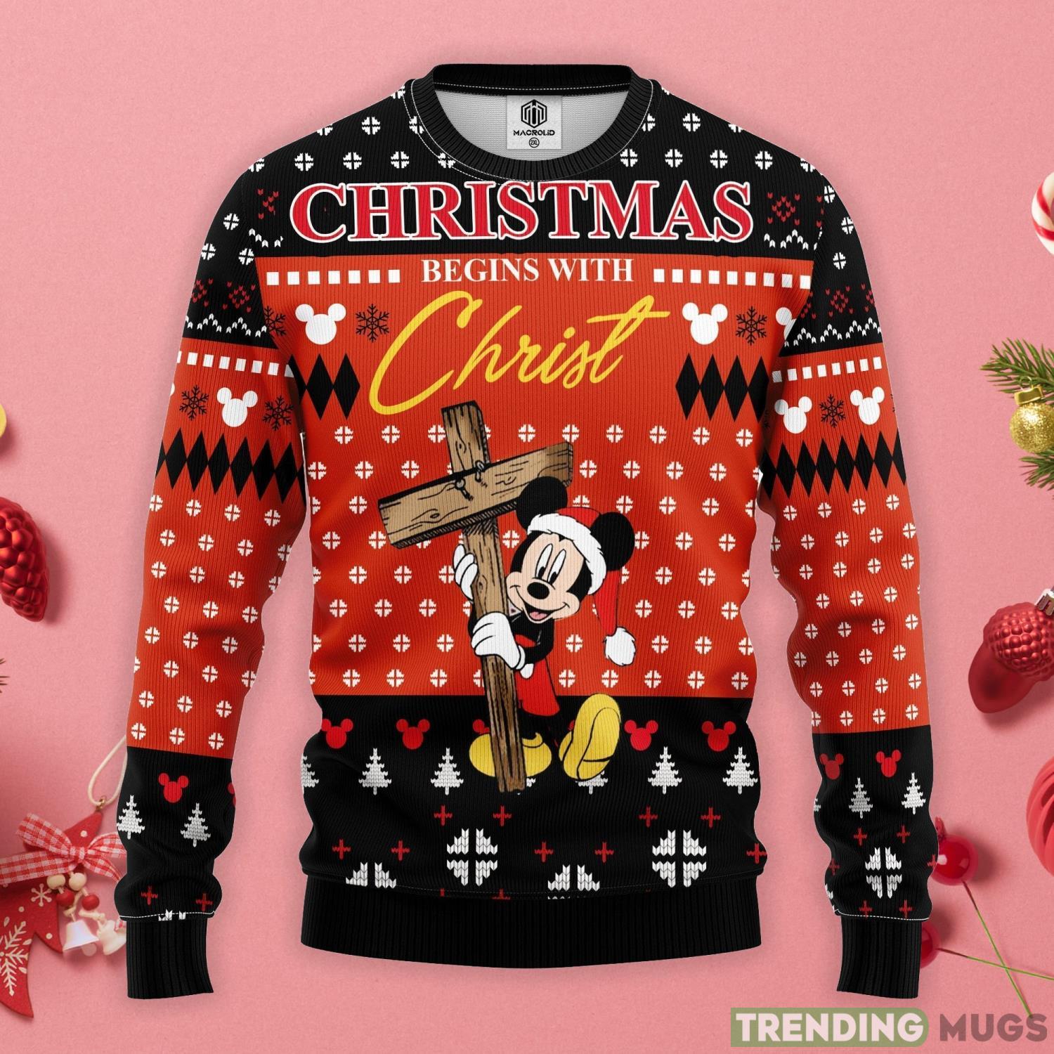 Mice Christ Christmas Gift Ugly Christmas Sweater Product Photo 1 Mice Christ Christmas Gift Ugly Christmas Sweater Product Photo 1