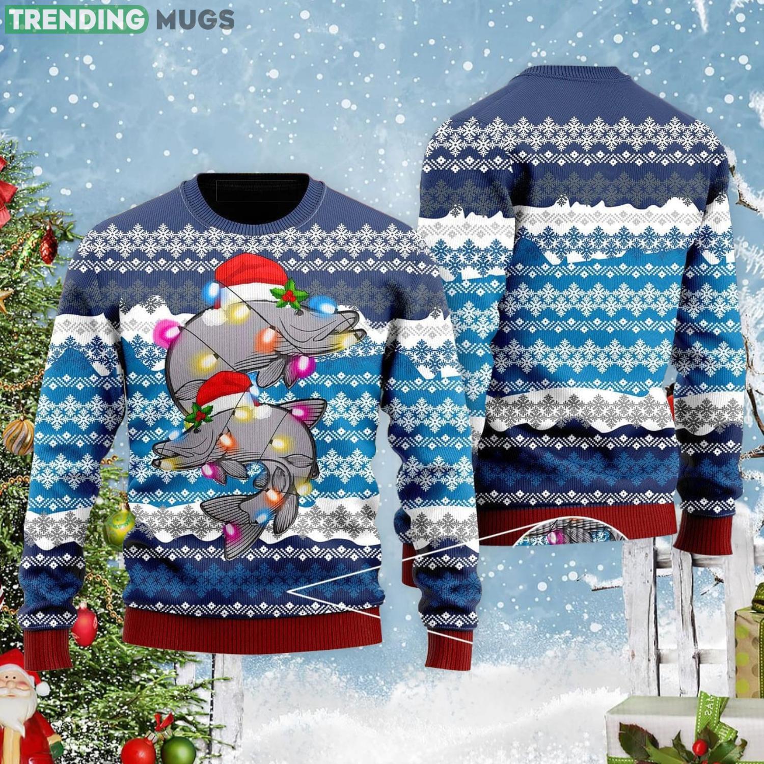 Musky Fishing Christmas Gift Ugly Christmas Sweater 3D Sweater Musky Fishing Christmas Gift Ugly Christmas Sweater 3D Sweater