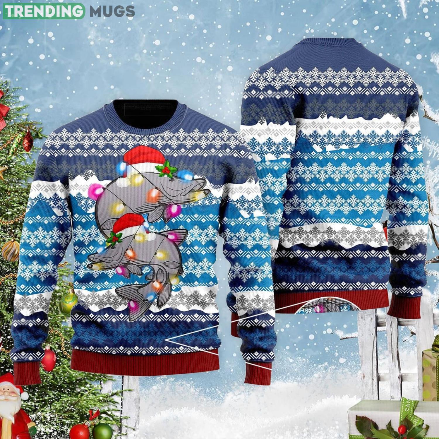 Musky Fishing Christmas Gift Ugly Christmas Sweater Product Photo 1 Musky Fishing Christmas Gift Ugly Christmas Sweater Product Photo 1