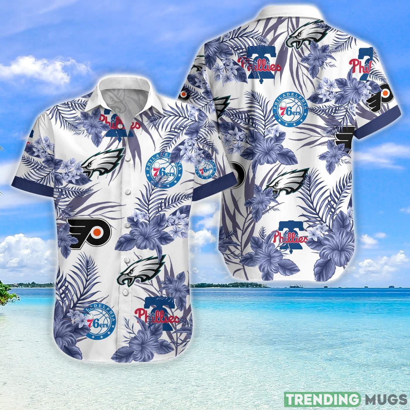 Philadelphia Eagles Flyers 76ers Phillies Hawaiian Shirt For Fans Hawaiian Shirt Philadelphia Eagles Flyers 76ers Phillies Hawaiian Shirt For Fans Hawaiian Shirt