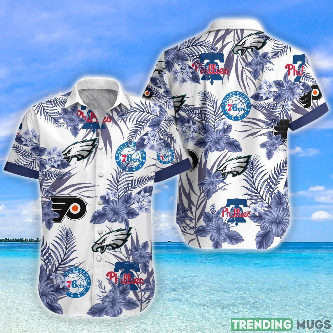 Philadelphia Eagles Flyers 76ers Phillies Hawaiian Shirt For Fans Hawaiian Shirt Philadelphia Eagles Flyers 76ers Phillies Hawaiian Shirt For Fans Hawaiian Shirt