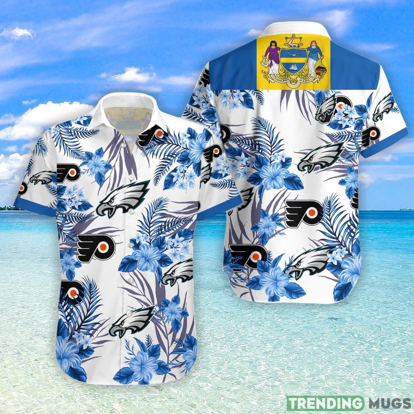 Philadelphia Eaglesflyers Hawaiian Shirt For Fans Product Photo 1 Philadelphia Eaglesflyers Hawaiian Shirt For Fans Product Photo 1