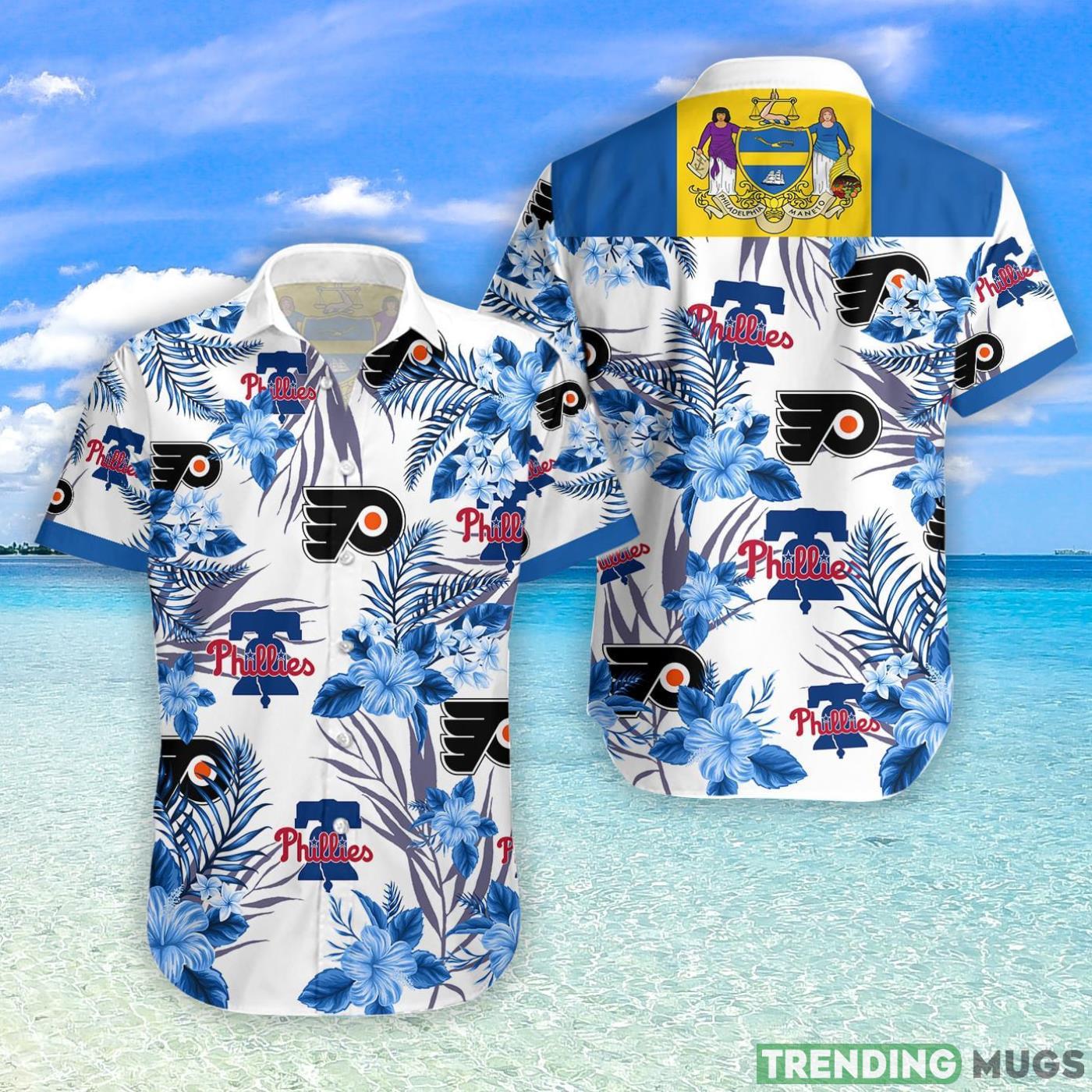 Philliesflyers Tropical Hawaiian Shirt For Fans Product Photo 1 Philliesflyers Tropical Hawaiian Shirt For Fans Product Photo 1