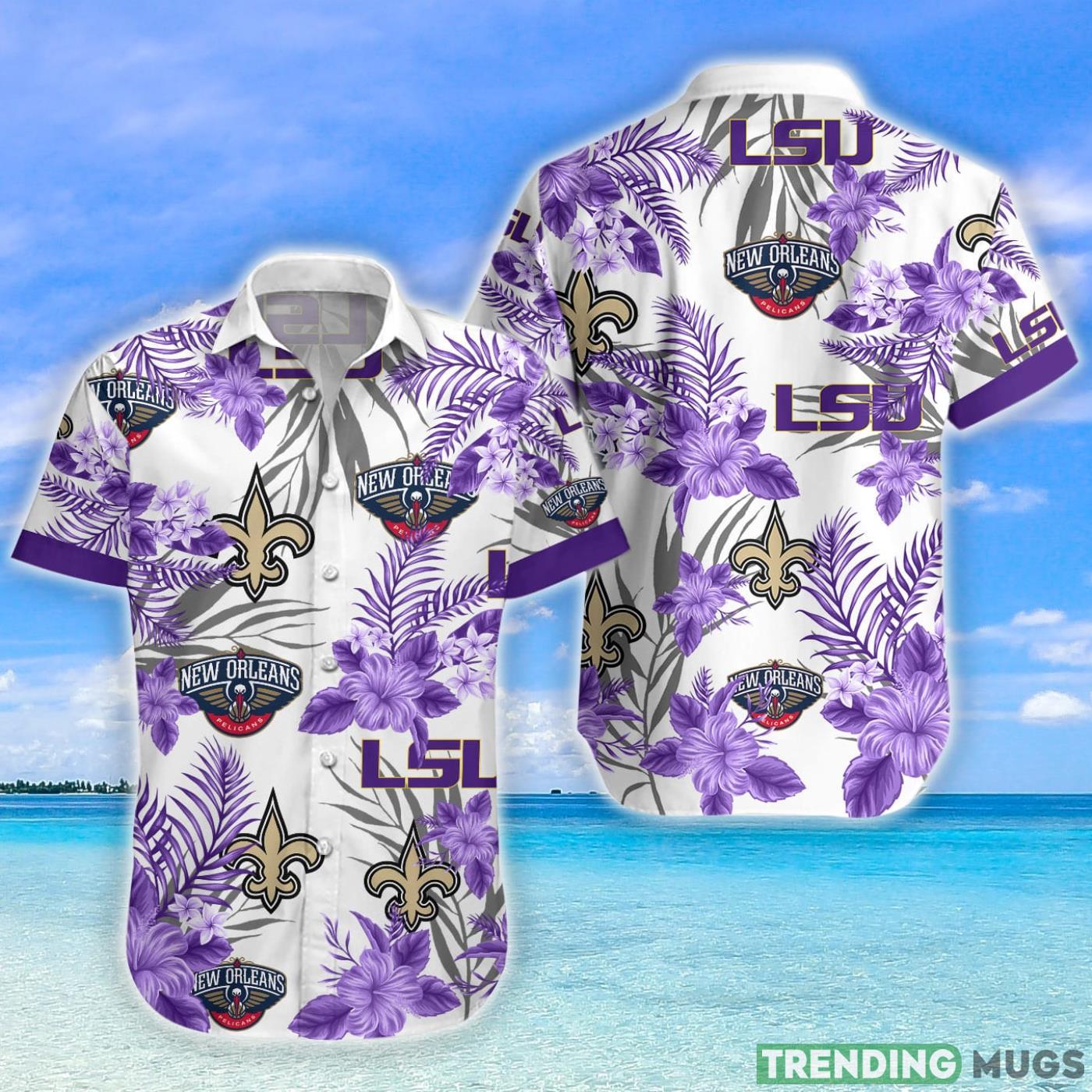 Purple Style Louisiana Aloha Hawaiian Shirt For Fans Hawaiian Shirt Purple Style Louisiana Aloha Hawaiian Shirt For Fans Hawaiian Shirt