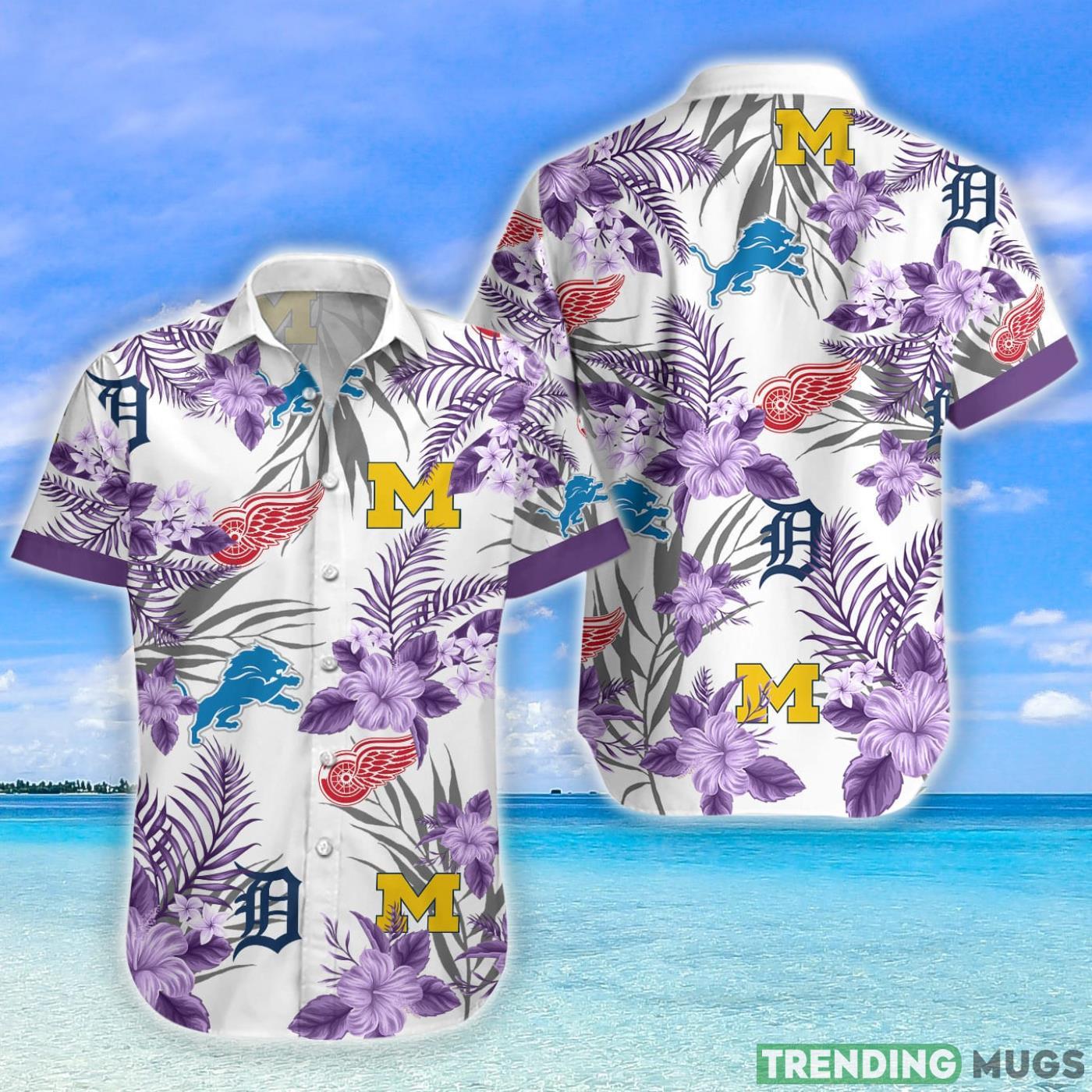 Purple Style Michigan Aloha Hawaiian Shirt For Fans Hawaiian Shirt Purple Style Michigan Aloha Hawaiian Shirt For Fans Hawaiian Shirt