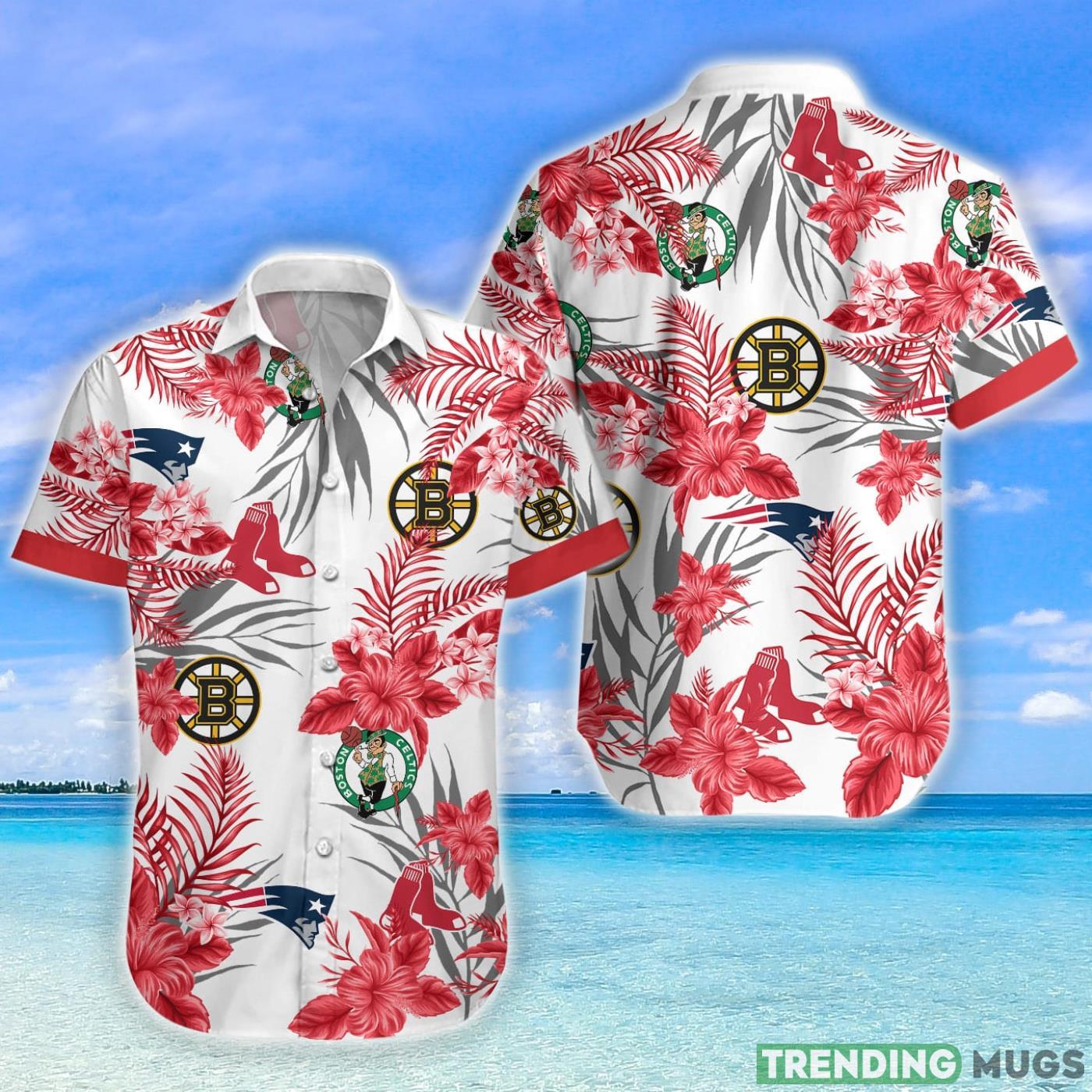 Red Style Boston Aloha Hawaiian Shirt For Fans Hawaiian Shirt Red Style Boston Aloha Hawaiian Shirt For Fans Hawaiian Shirt