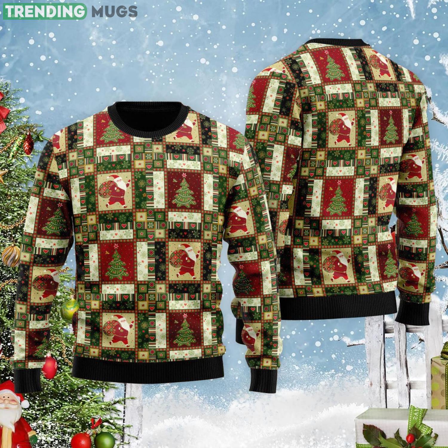 Santa Christmas Pattern Christmas Gift Ugly Christmas Sweater 3D Sweater Santa Christmas Pattern Christmas Gift Ugly Christmas Sweater 3D Sweater
