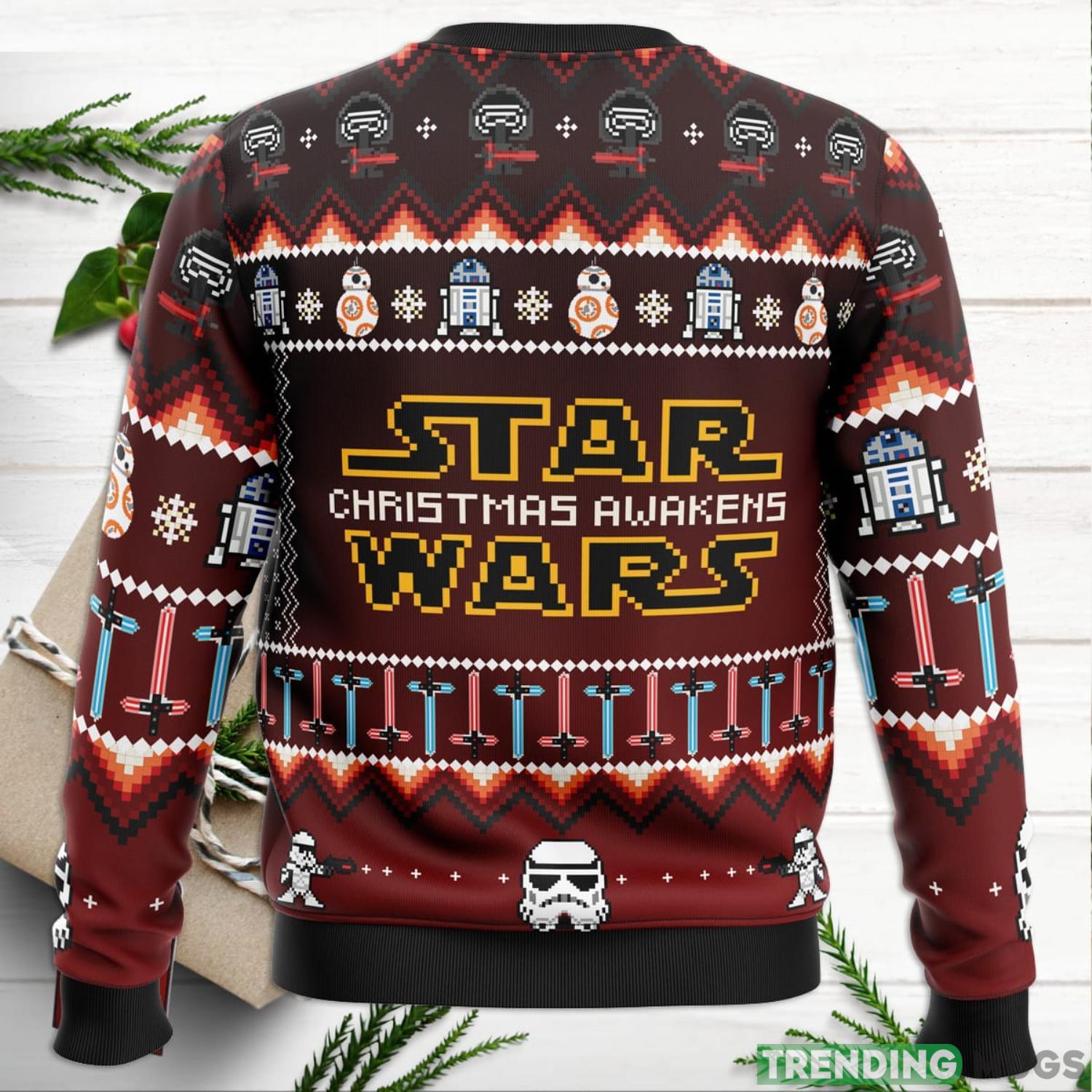 Star Wars Christmas Awakens Ugly Christmas Sweater For Men And Women 3D Sweater Star Wars Christmas Awakens Ugly Christmas Sweater For Men And Women 3D Sweater