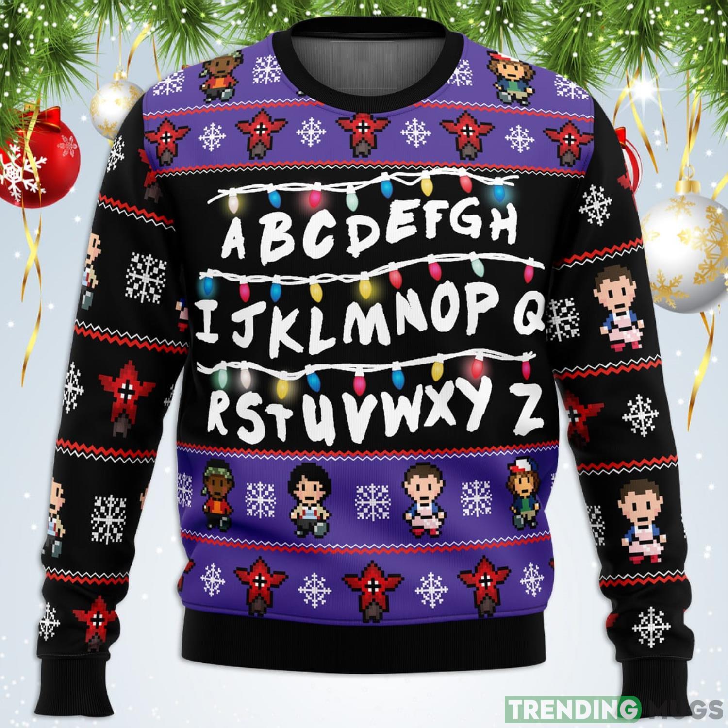 Stranger Things Ugly Christmas Sweater For Men And Women oUX Product Photo 1 Stranger Things Ugly Christmas Sweater For Men And Women oUX Product Photo 1