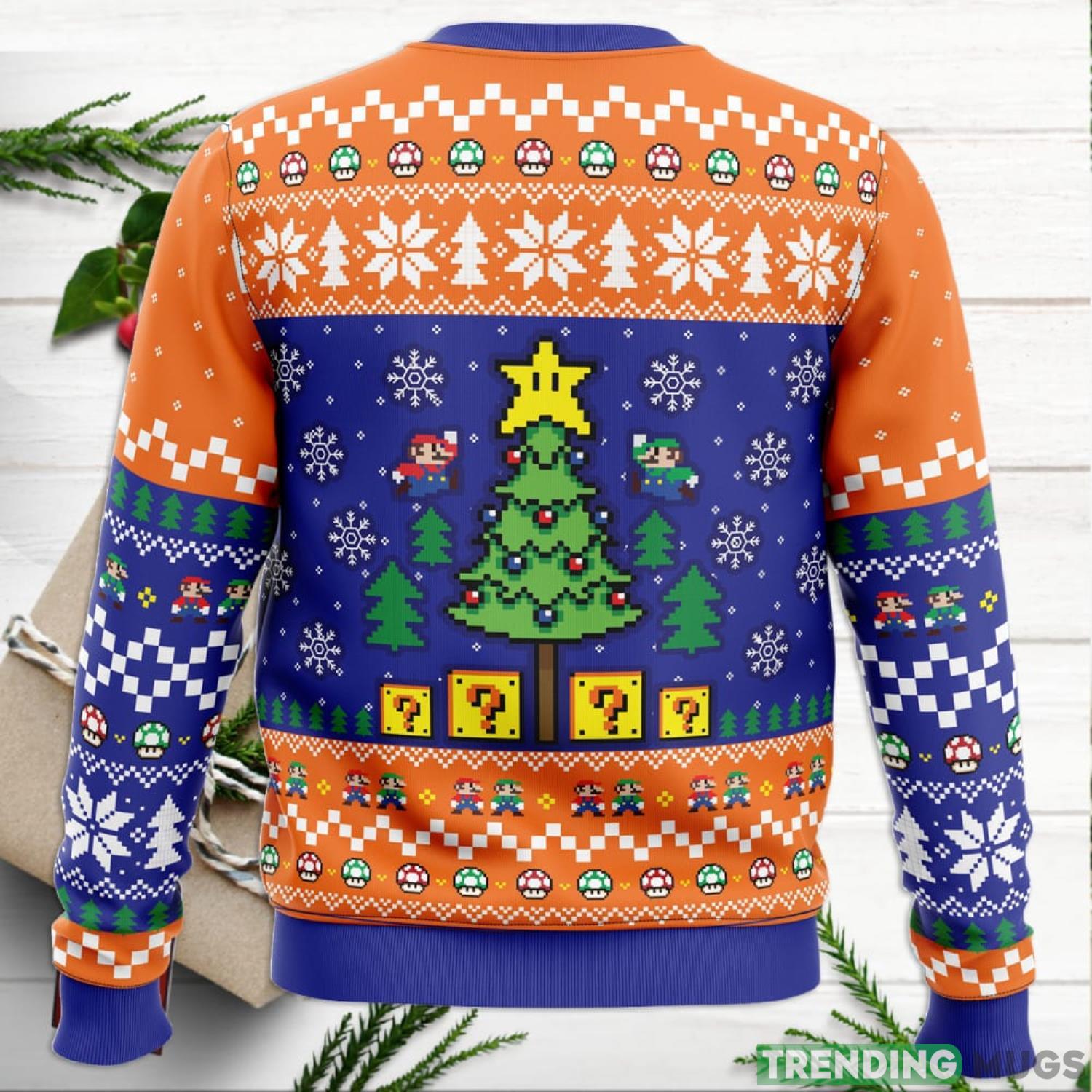 Super Bros Christmas Super Mario Bros. Ugly Christmas Sweater For Men And Women 3D Sweater Super Bros Christmas Super Mario Bros. Ugly Christmas Sweater For Men And Women 3D Sweater