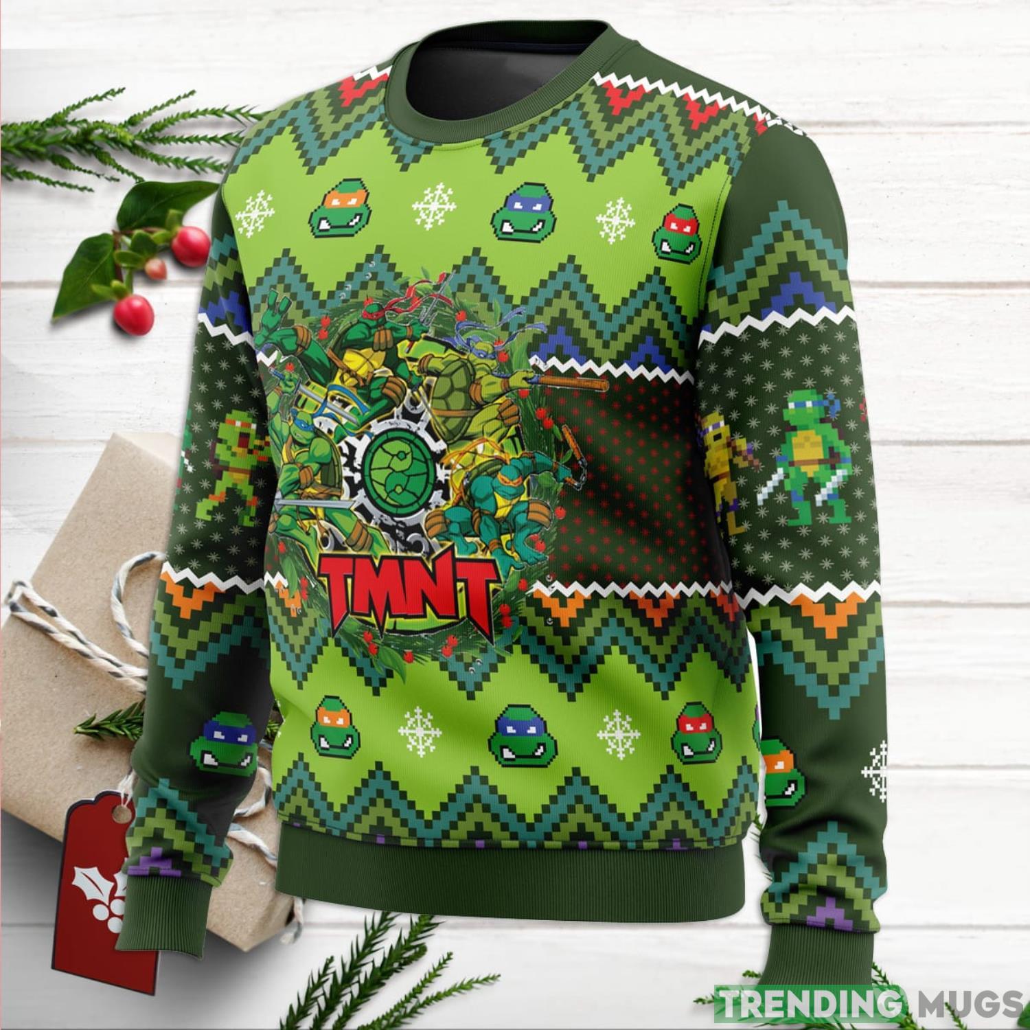 Teenage Mutant Ninja Turtles Ugly Christmas Sweater For Men And Women 3D Sweater Teenage Mutant Ninja Turtles Ugly Christmas Sweater For Men And Women 3D Sweater