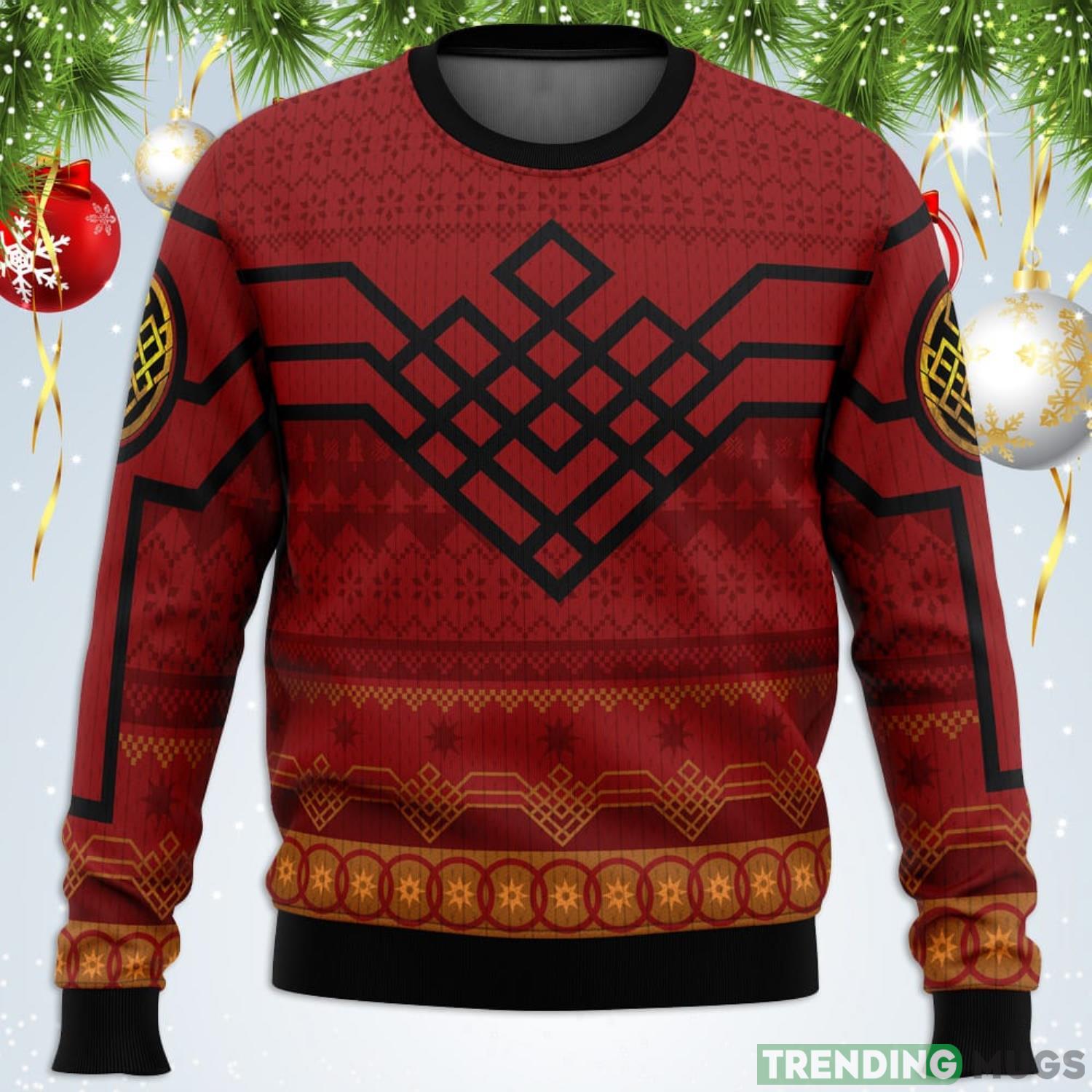 Ten Golden Rings Shang-Chi Marvel Ugly Christmas Sweater For Men And Women Product Photo 1 Ten Golden Rings Shang-Chi Marvel Ugly Christmas Sweater For Men And Women Product Photo 1