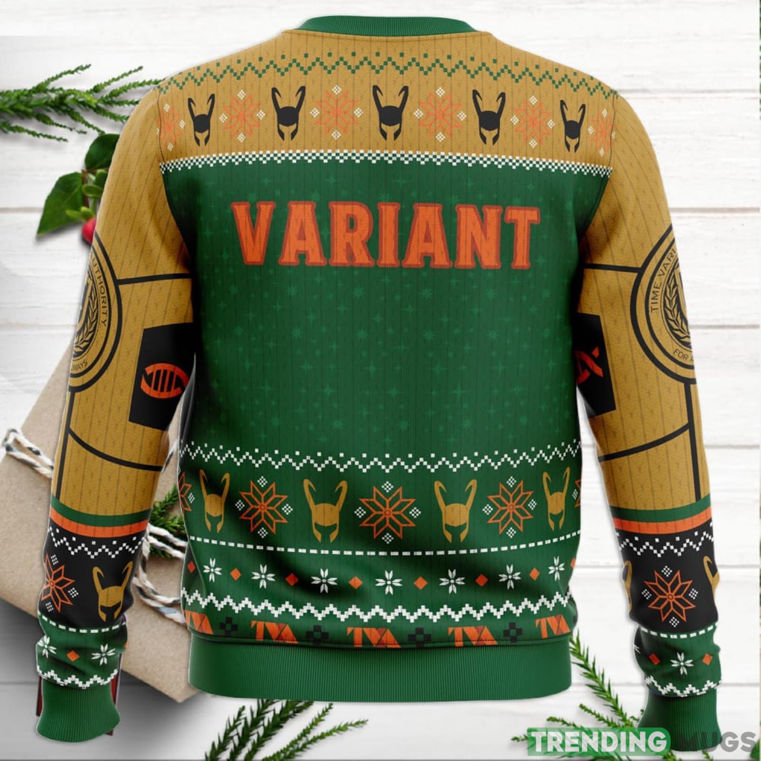 The Christmas Variant Loki Ugly Christmas Sweater For Men And Women 3D Sweater The Christmas Variant Loki Ugly Christmas Sweater For Men And Women 3D Sweater