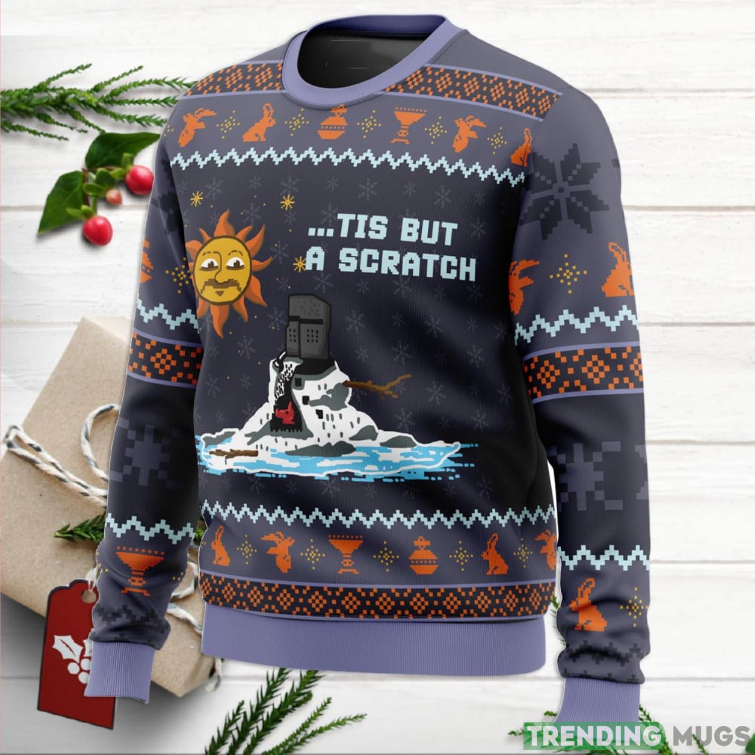 The Melting Knight Monty Python Ugly Christmas Sweater For Men And Women 3D Sweater The Melting Knight Monty Python Ugly Christmas Sweater For Men And Women 3D Sweater