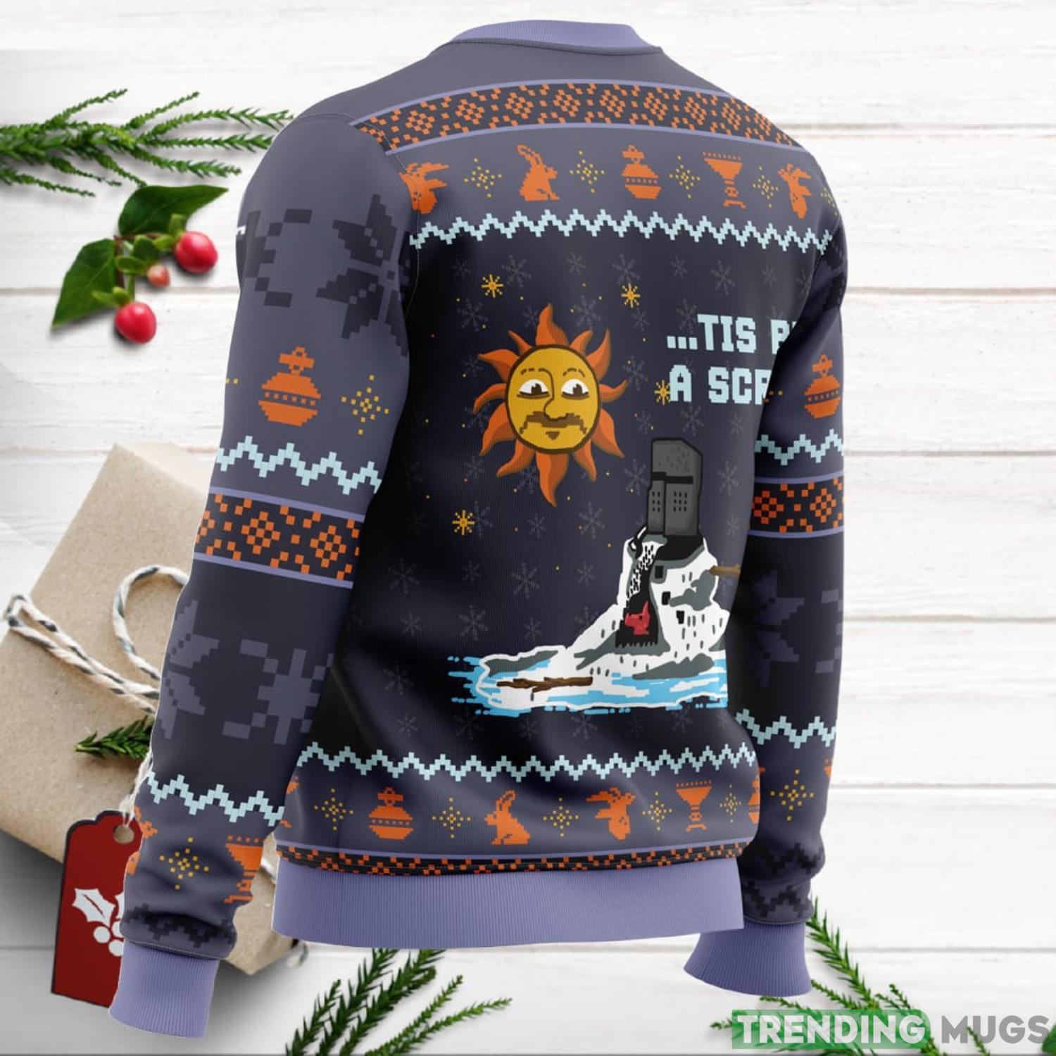 The Melting Knight Monty Python Ugly Christmas Sweater For Men And Women 3D Sweater The Melting Knight Monty Python Ugly Christmas Sweater For Men And Women 3D Sweater