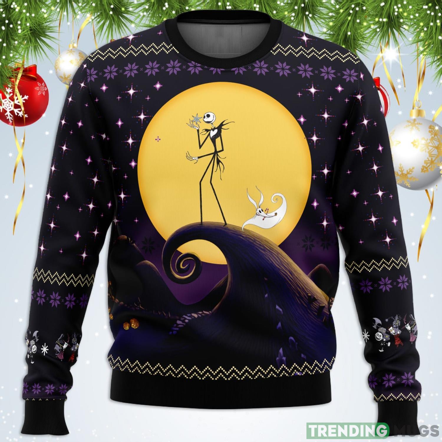 The Nightmare Before Christmas Ugly Christmas Sweater For Men And Women Product Photo 1 The Nightmare Before Christmas Ugly Christmas Sweater For Men And Women Product Photo 1