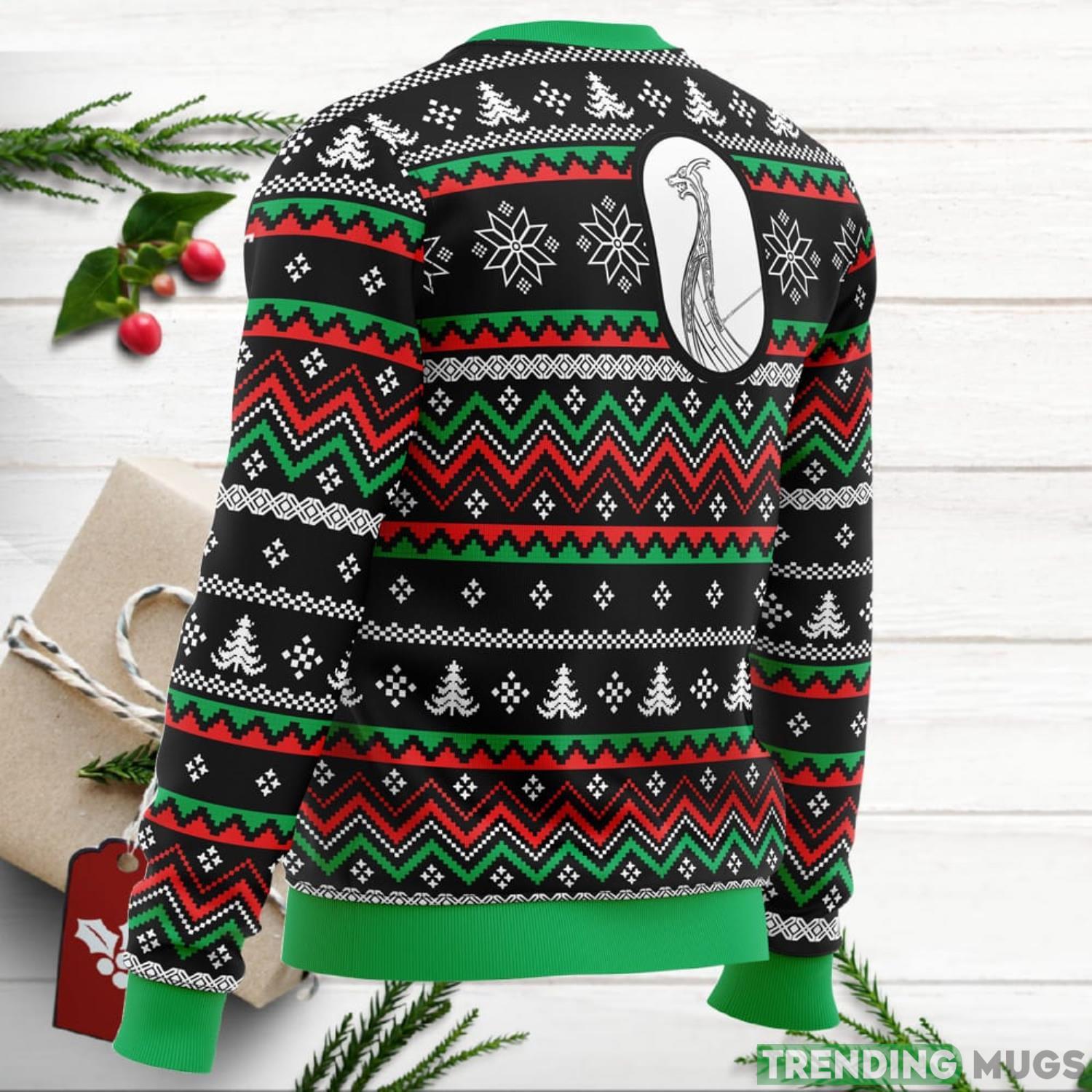Viking Ship Vinland Saga Christmas Sweater 3D Sweater Viking Ship Vinland Saga Christmas Sweater 3D Sweater
