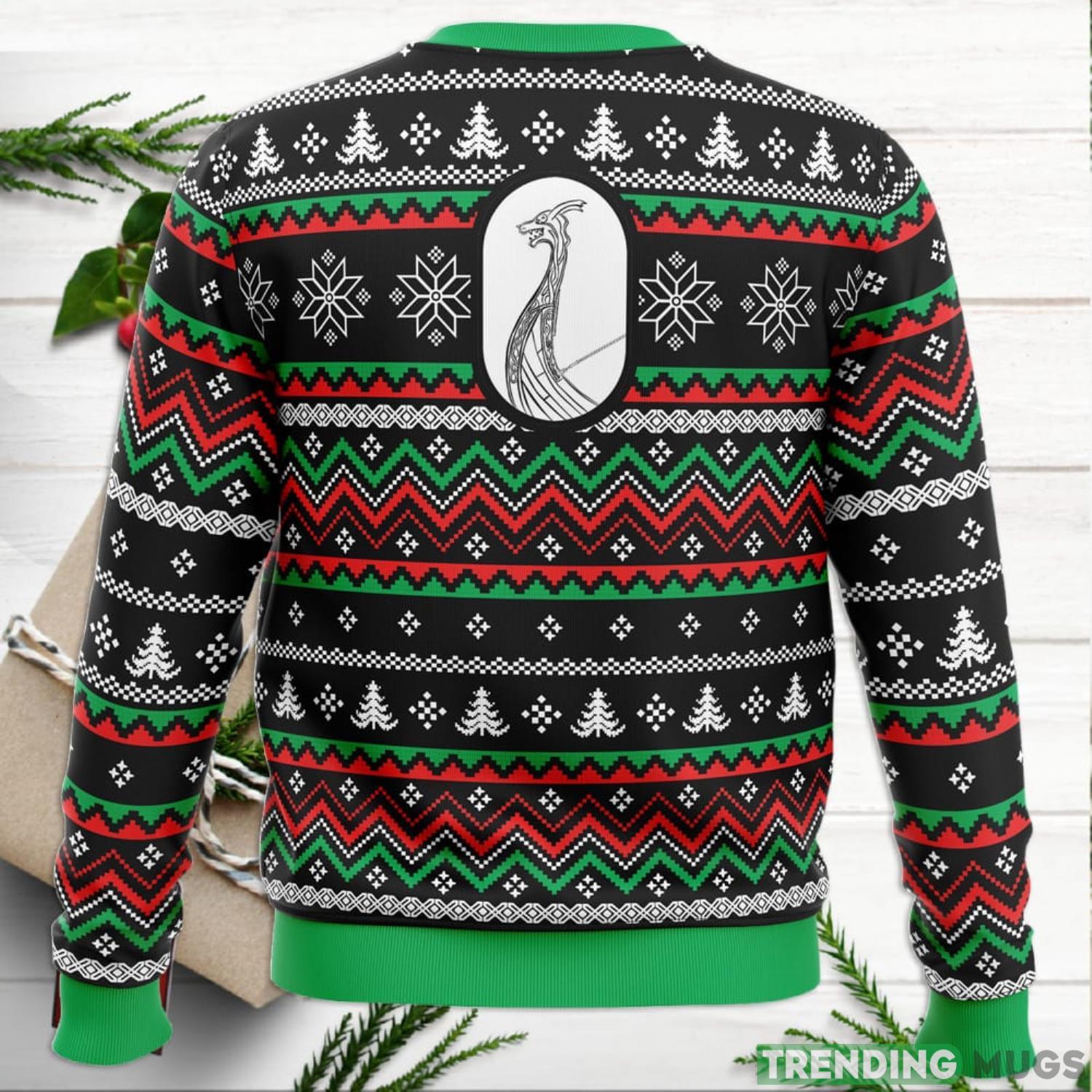 Viking Ship Vinland Saga Christmas Sweater 3D Sweater Viking Ship Vinland Saga Christmas Sweater 3D Sweater