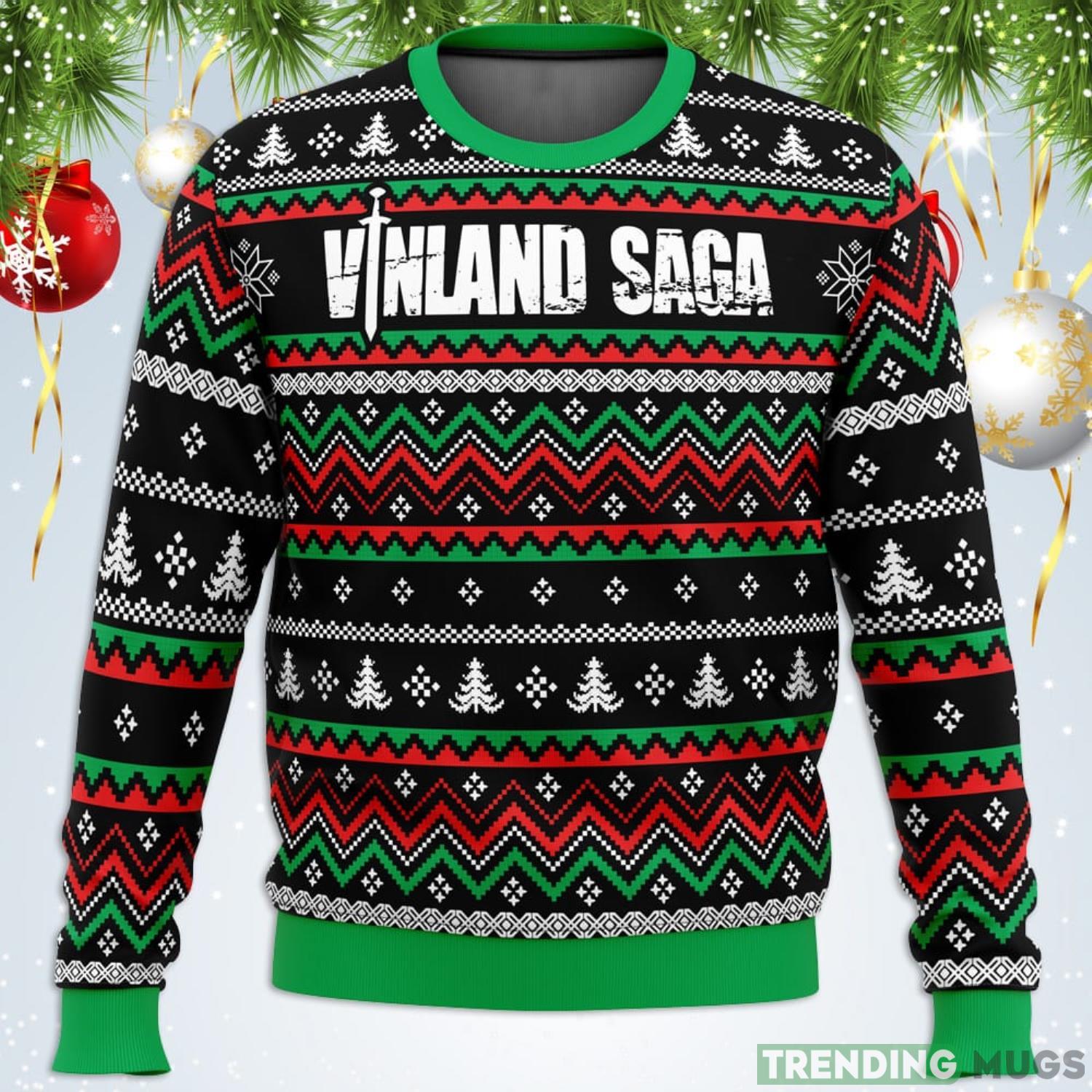 Viking Ship Vinland Saga Christmas Sweater Product Photo 1 Viking Ship Vinland Saga Christmas Sweater Product Photo 1