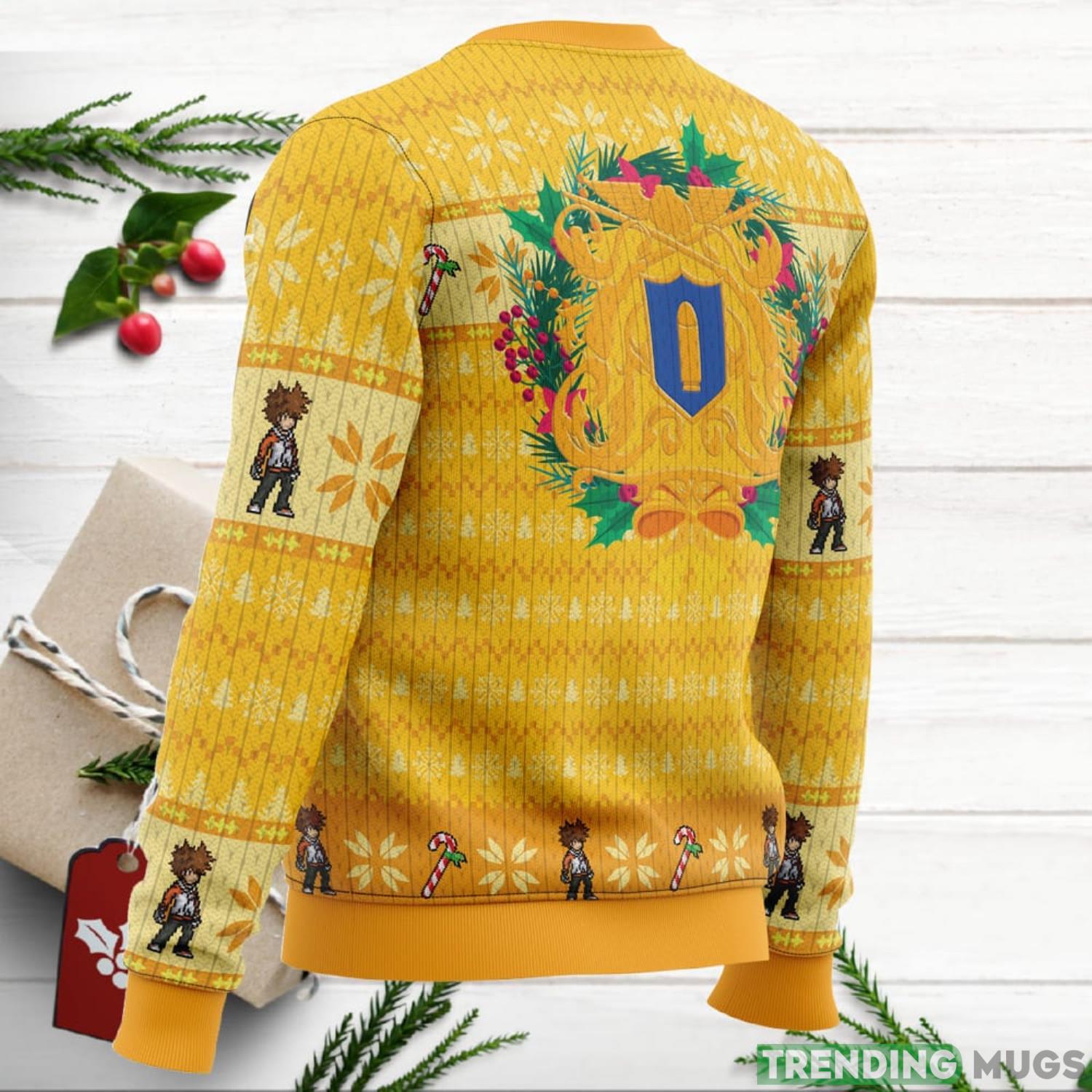 With This Hand With These Flames Katekyo Hitman Reborn Ugly Christmas Sweater For Men And Women 3D Sweater With This Hand With These Flames Katekyo Hitman Reborn Ugly Christmas Sweater For Men And Women 3D Sweater