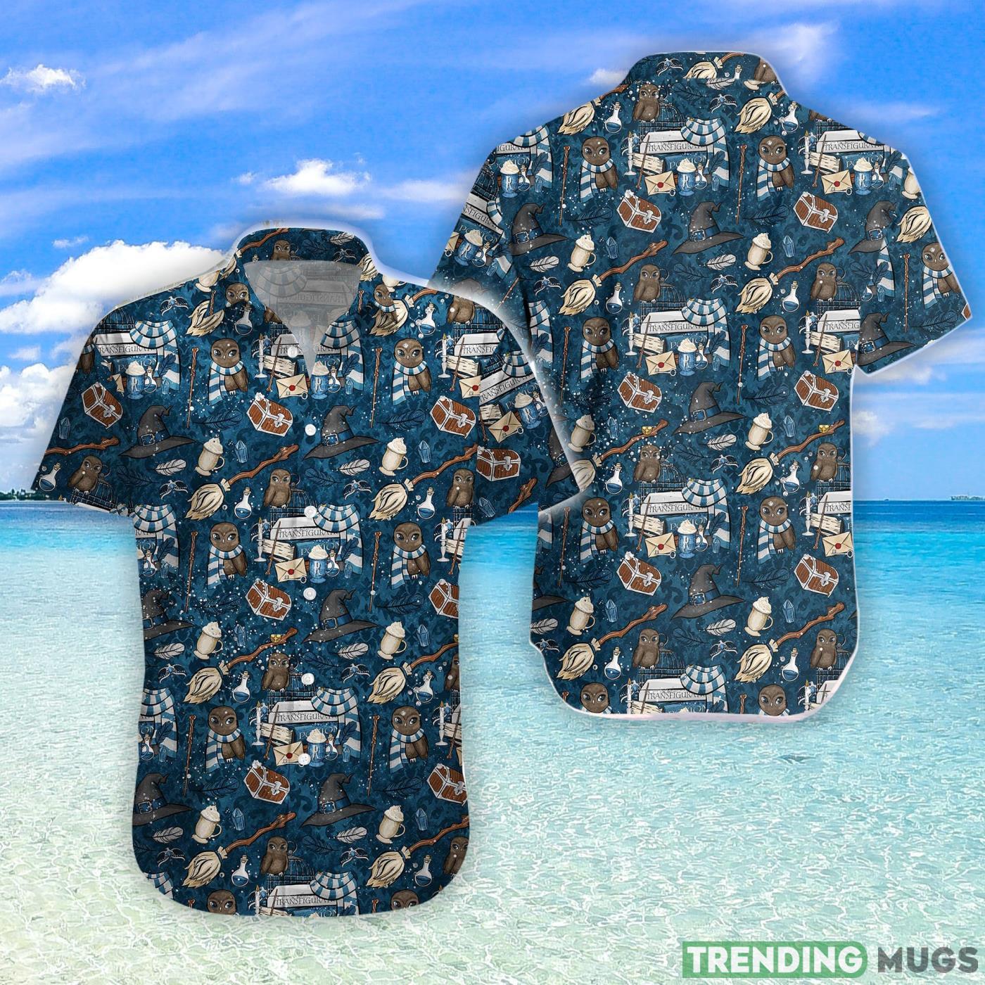 Wizard Fabric Hawaiian Shirt Product Photo 1 Wizard Fabric Hawaiian Shirt Product Photo 1
