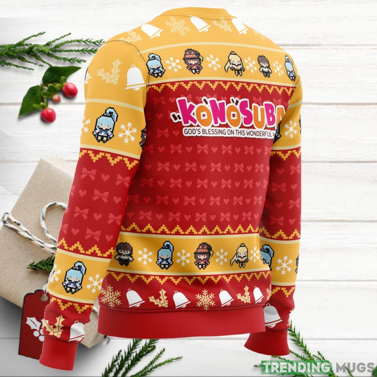 Wonderful Christmas Konosuba Ugly Christmas Sweater For Men And Women 3D Sweater Wonderful Christmas Konosuba Ugly Christmas Sweater For Men And Women 3D Sweater