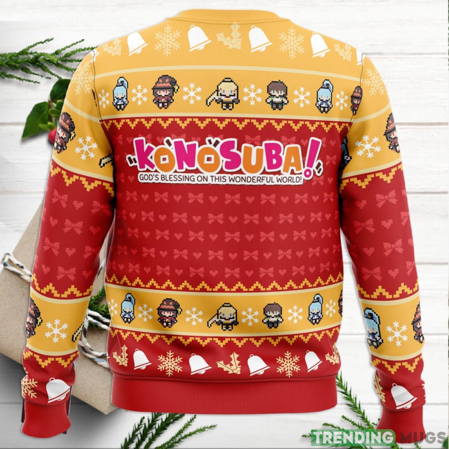 Wonderful Christmas Konosuba Ugly Christmas Sweater For Men And Women 3D Sweater Wonderful Christmas Konosuba Ugly Christmas Sweater For Men And Women 3D Sweater