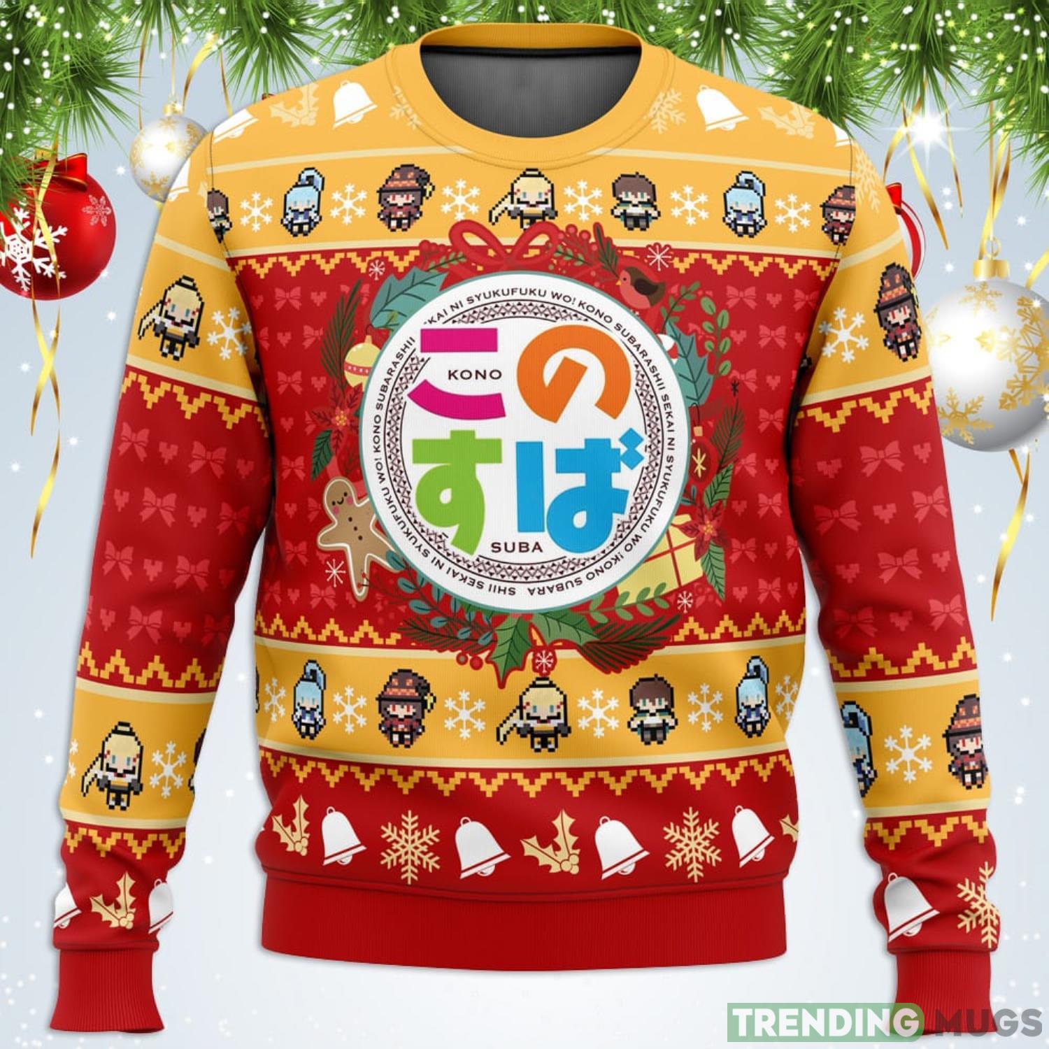 Wonderful Christmas Konosuba Ugly Christmas Sweater For Men And Women Product Photo 1 Wonderful Christmas Konosuba Ugly Christmas Sweater For Men And Women Product Photo 1