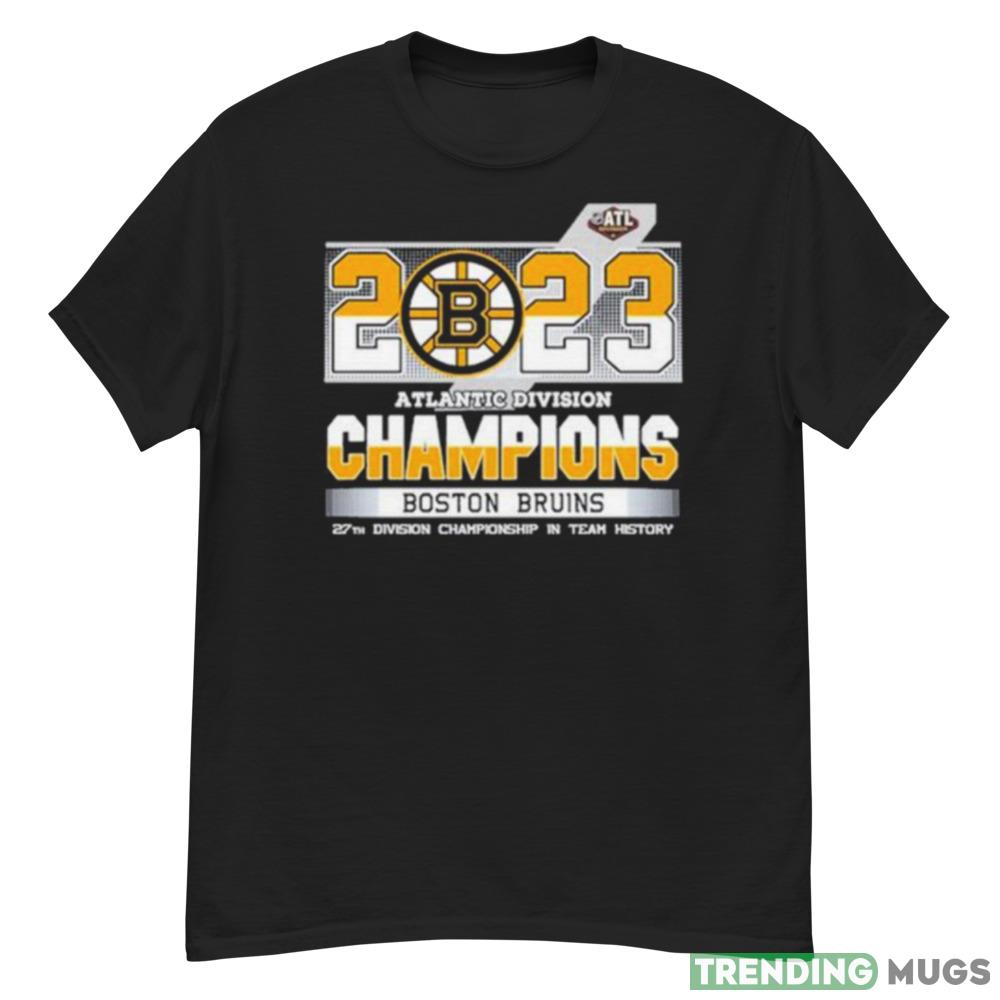 2023 Atlantic division champions Boston Bruins 27th division championship in team history shirt Dark Shirt 2023 Atlantic division champions Boston Bruins 27th division championship in team history shirt Dark Shirt