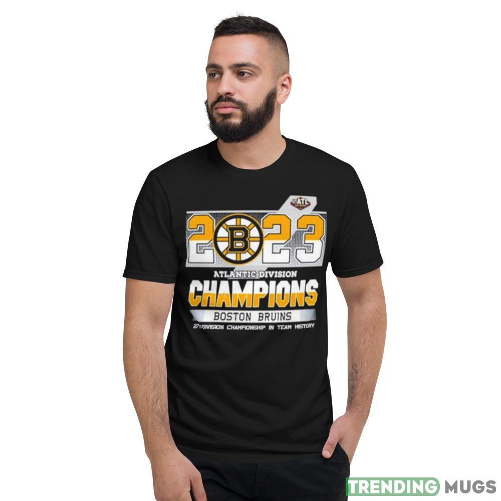 2023 Atlantic division champions Boston Bruins 27th division championship in team history shirt Dark Shirt 2023 Atlantic division champions Boston Bruins 27th division championship in team history shirt Dark Shirt