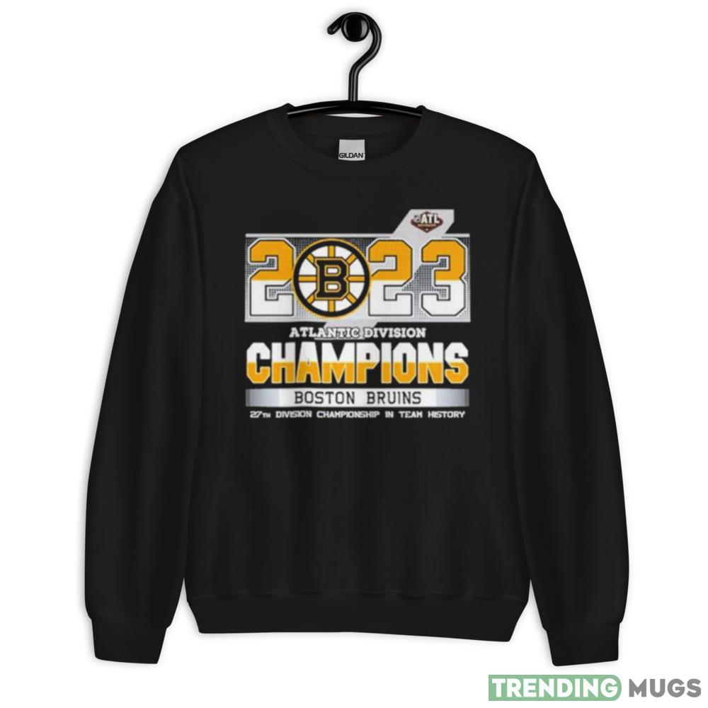 2023 Atlantic division champions Boston Bruins 27th division championship in team history shirt Dark Shirt 2023 Atlantic division champions Boston Bruins 27th division championship in team history shirt Dark Shirt