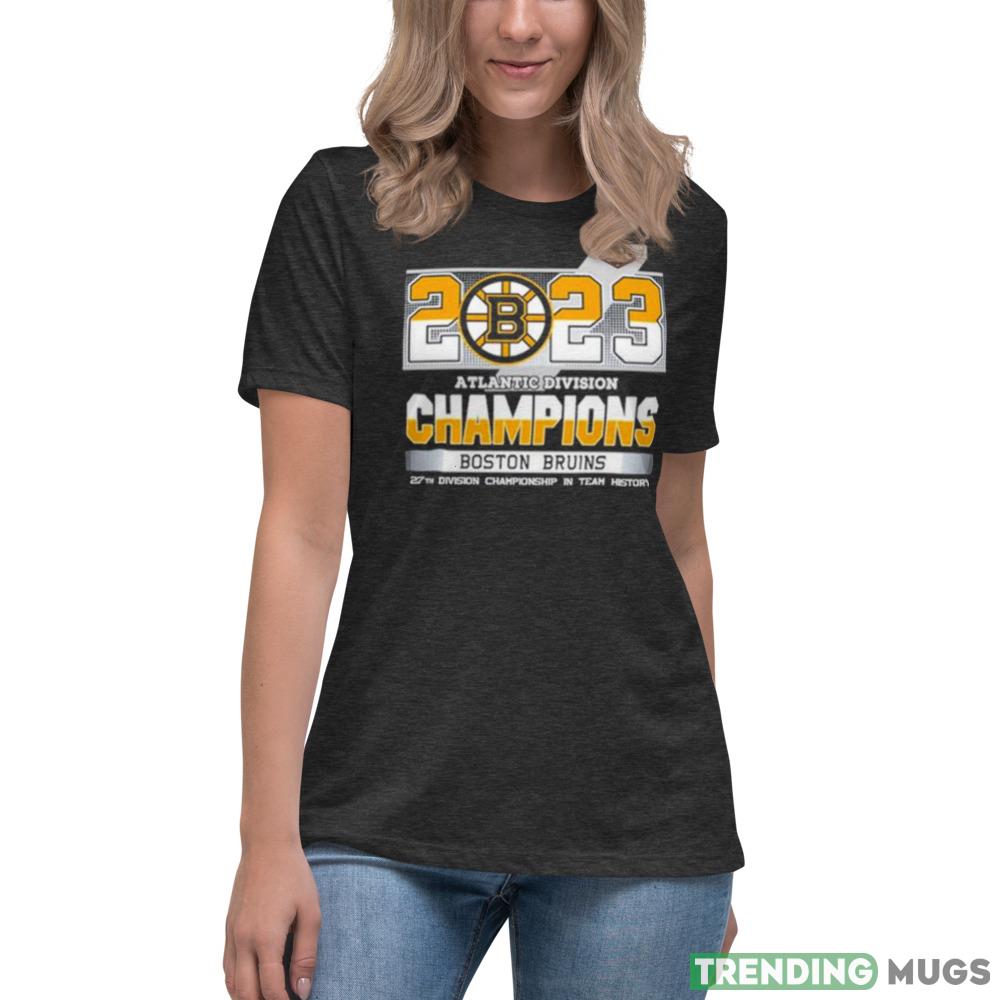 2023 Atlantic division champions Boston Bruins 27th division championship in team history shirt Dark Shirt 2023 Atlantic division champions Boston Bruins 27th division championship in team history shirt Dark Shirt