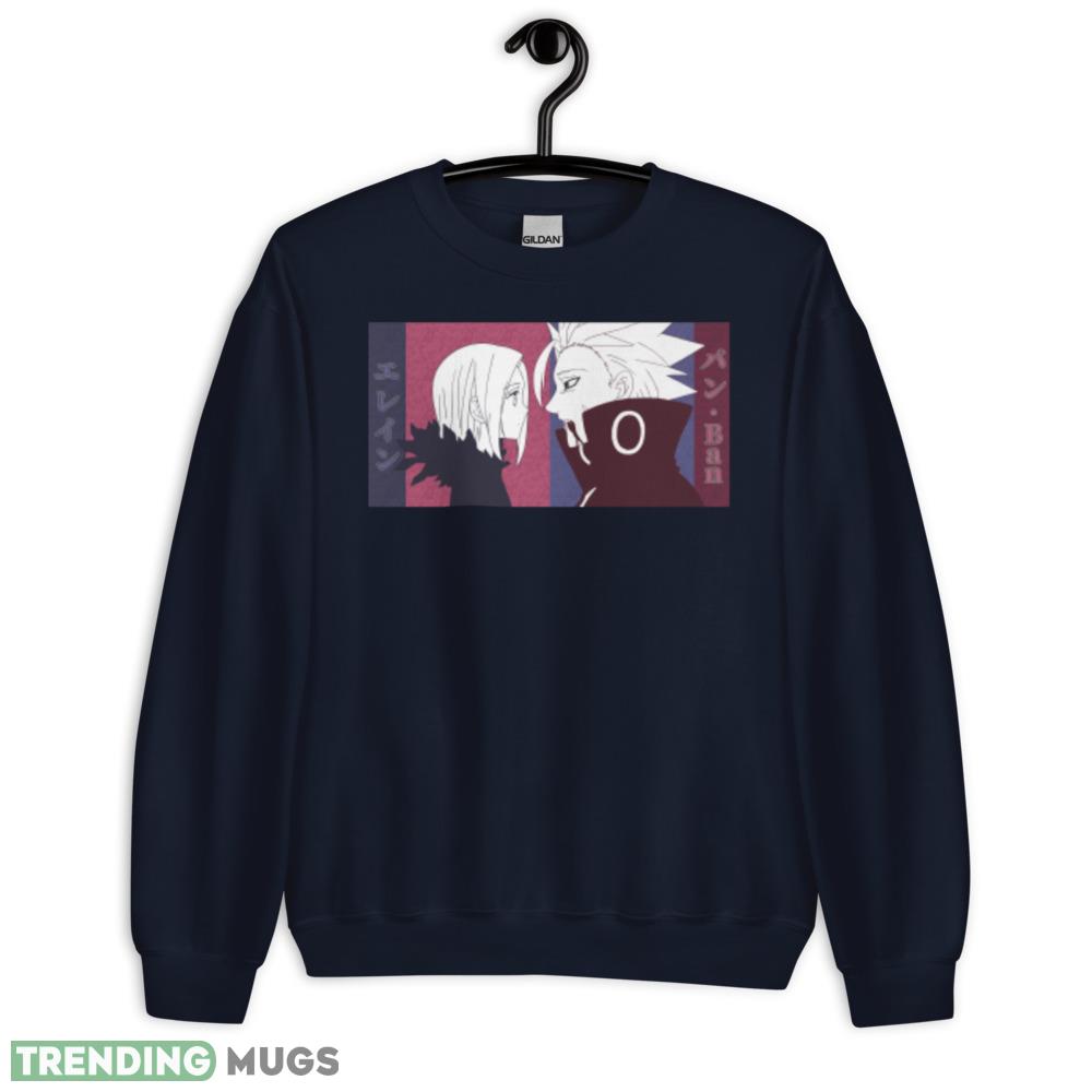 Ban and Elaine Nanatsu No Taizai shirt Dark Shirt Ban and Elaine Nanatsu No Taizai shirt Dark Shirt