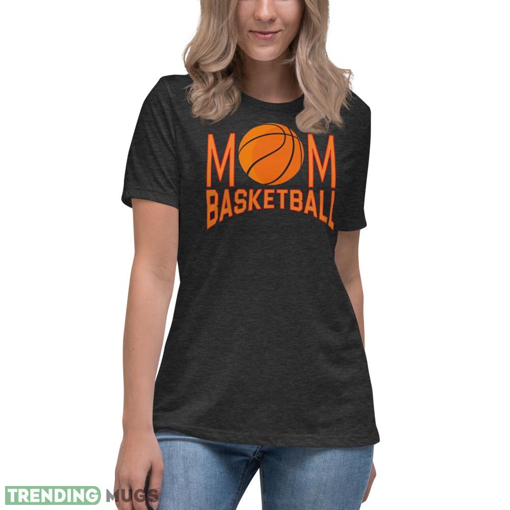 Basketball Mom orange t shirt gift for mom Dark Shirt Basketball Mom orange t shirt gift for mom Dark Shirt