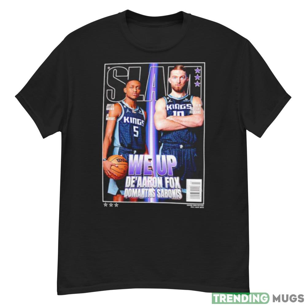 DeAaron Fox and Domantas Sabonis Sacramento Kings 47 Slam Super Dark Shirt DeAaron Fox and Domantas Sabonis Sacramento Kings 47 Slam Super Dark Shirt