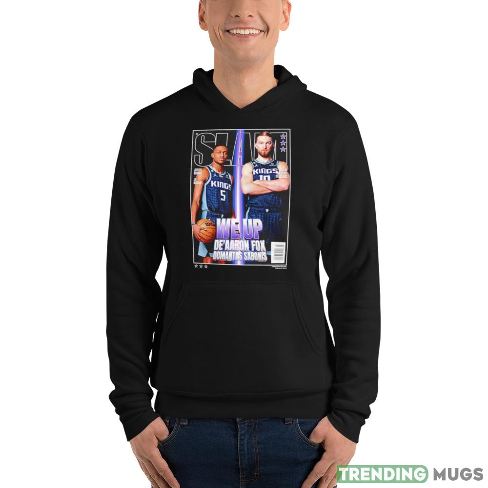DeAaron Fox and Domantas Sabonis Sacramento Kings 47 Slam Super Dark Shirt DeAaron Fox and Domantas Sabonis Sacramento Kings 47 Slam Super Dark Shirt