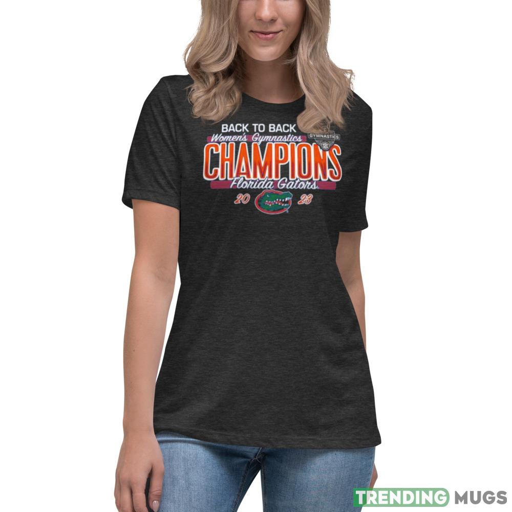 Florida Gators Back To Back Womens Gymnastics Champions 2023 shirt Dark Shirt Florida Gators Back To Back Womens Gymnastics Champions 2023 shirt Dark Shirt